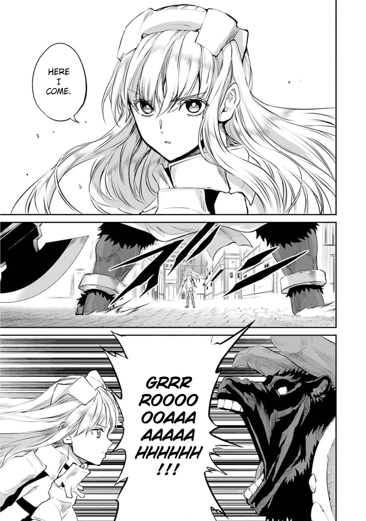 Dungeon ni Deai o Motomeru no wa Machigatte Iru Darou ka Gaiden - Sword Oratoria Chapter 81 page 25 - Chapter 81: Monster