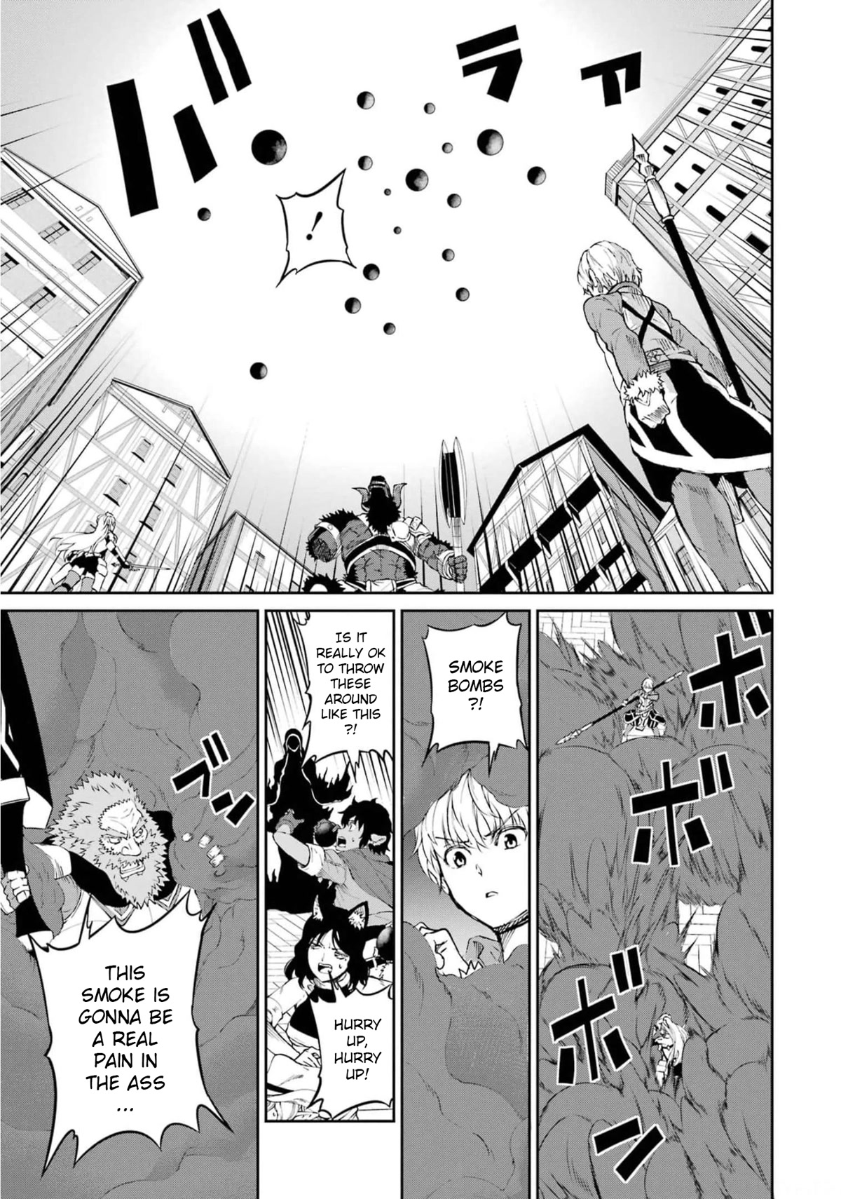 Dungeon ni Deai o Motomeru no wa Machigatte Iru Darou ka Gaiden - Sword Oratoria Chapter 81 page 35 - Chapter 81: Monster