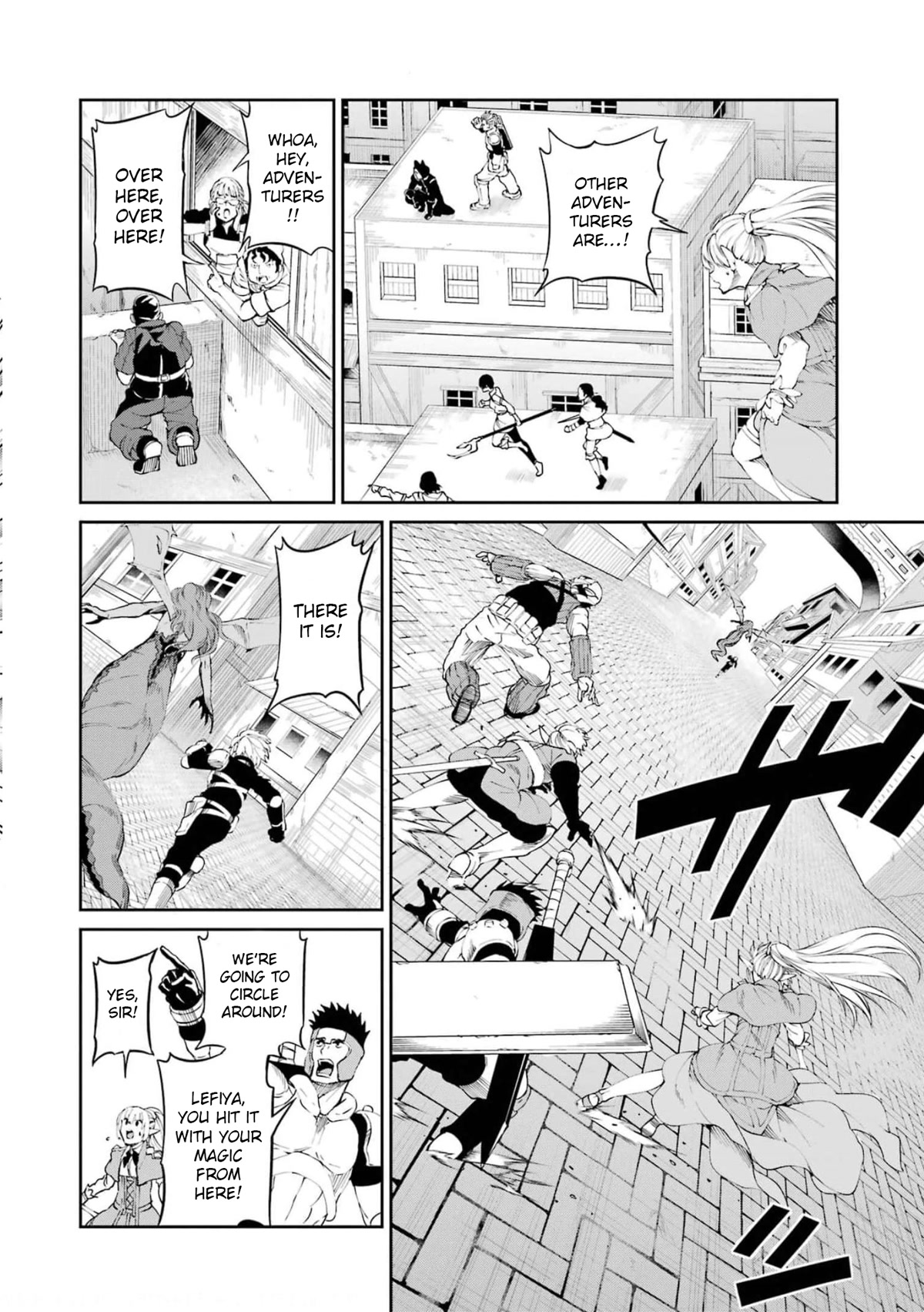 Dungeon ni Deai o Motomeru no wa Machigatte Iru Darou ka Gaiden - Sword Oratoria Chapter 81 page 40 - Chapter 81: Monster