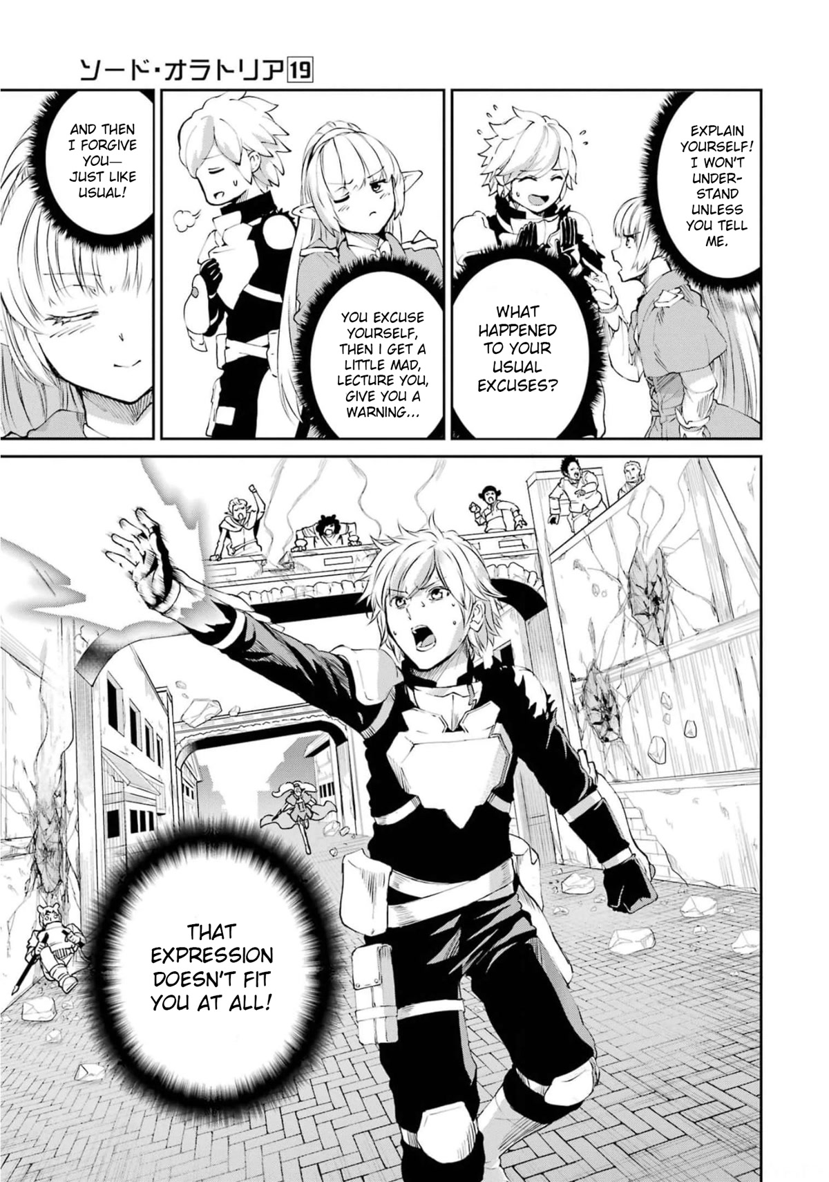 Dungeon ni Deai o Motomeru no wa Machigatte Iru Darou ka Gaiden - Sword Oratoria Chapter 81 page 43 - Chapter 81: Monster