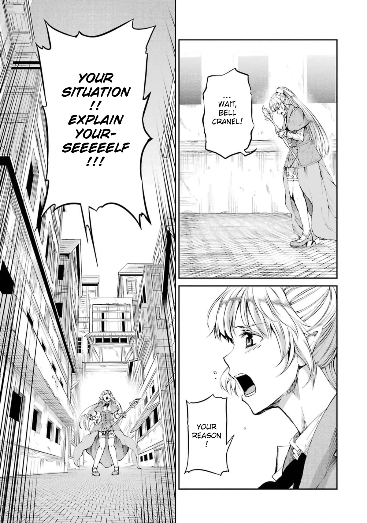 Dungeon ni Deai o Motomeru no wa Machigatte Iru Darou ka Gaiden - Sword Oratoria Chapter 81 page 47 - Chapter 81: Monster