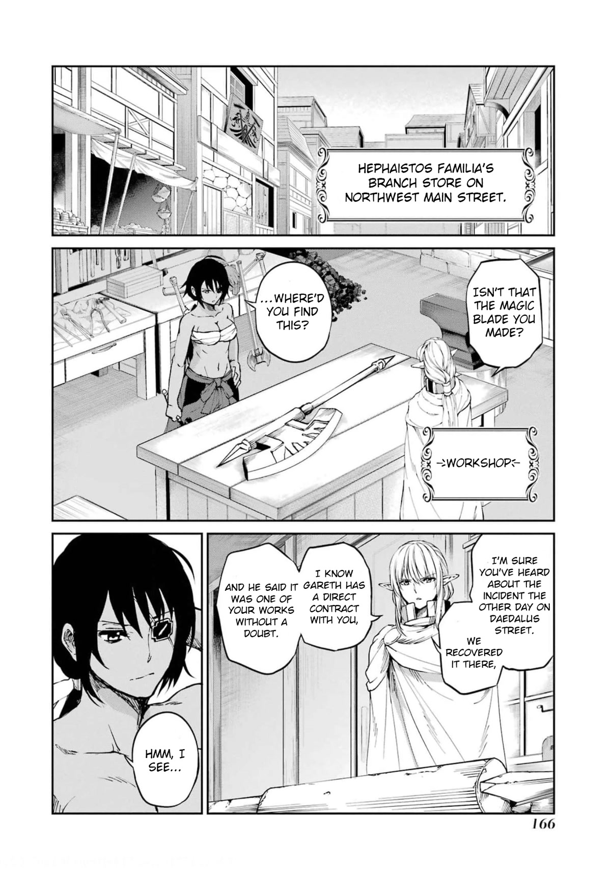 Dungeon ni Deai o Motomeru no wa Machigatte Iru Darou ka Gaiden - Sword Oratoria Chapter 82 page 14 - Chapter 82: Interrogation