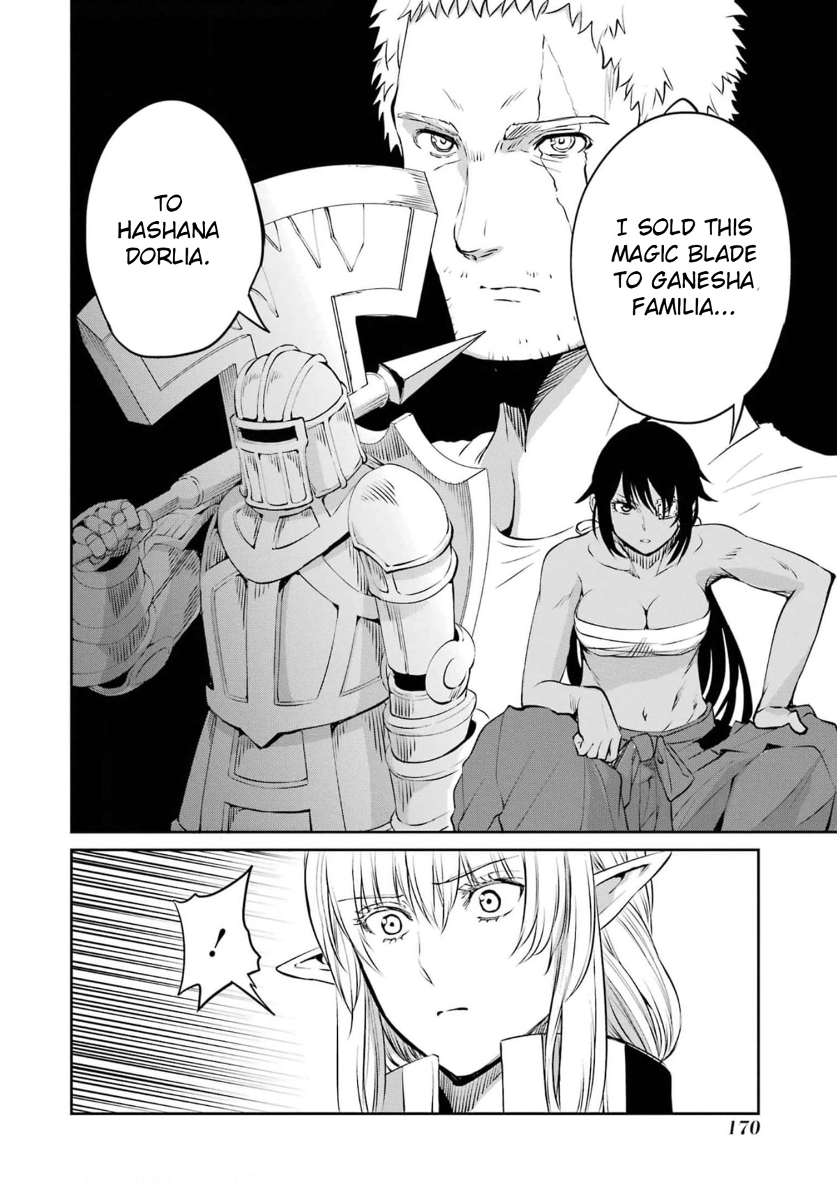 Dungeon ni Deai o Motomeru no wa Machigatte Iru Darou ka Gaiden - Sword Oratoria Chapter 82 page 18 - Chapter 82: Interrogation