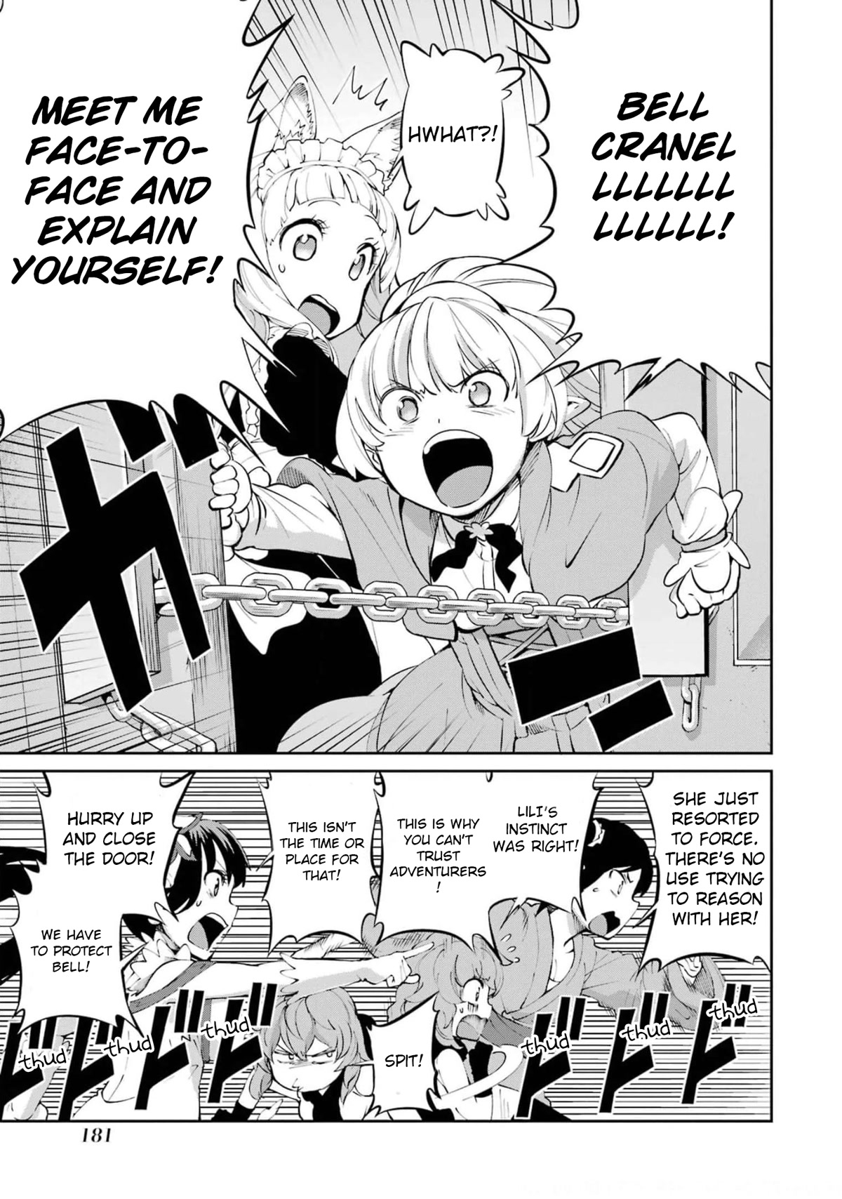 Dungeon ni Deai o Motomeru no wa Machigatte Iru Darou ka Gaiden - Sword Oratoria Chapter 82 page 29 - Chapter 82: Interrogation