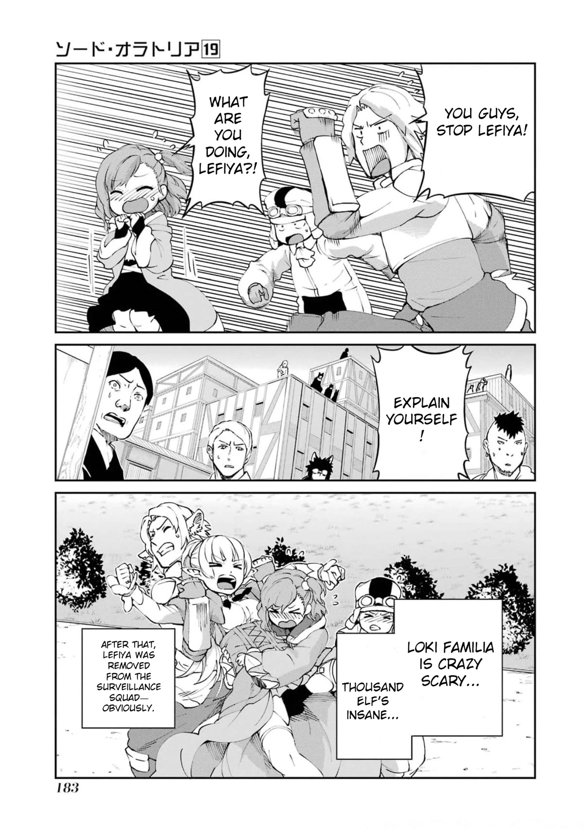 Dungeon ni Deai o Motomeru no wa Machigatte Iru Darou ka Gaiden - Sword Oratoria Chapter 82 page 31 - Chapter 82: Interrogation