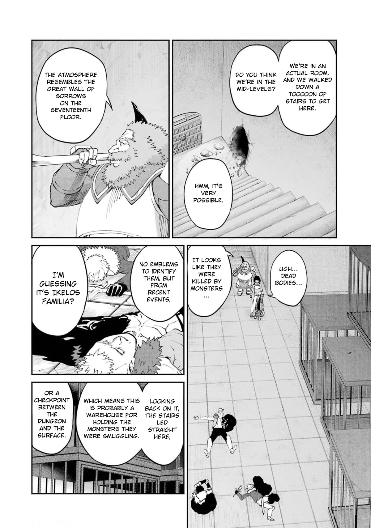 Dungeon ni Deai o Motomeru no wa Machigatte Iru Darou ka Gaiden - Sword Oratoria Chapter 82 page 34 - Chapter 82: Interrogation