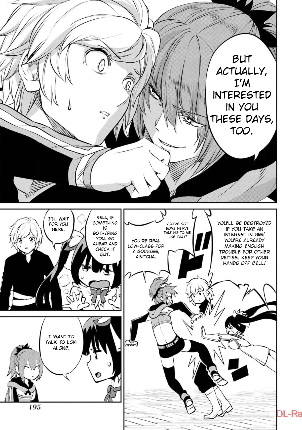 Dungeon ni Deai o Motomeru no wa Machigatte Iru Darou ka Gaiden - Sword Oratoria Chapter 82 page 43 - Chapter 82: Interrogation