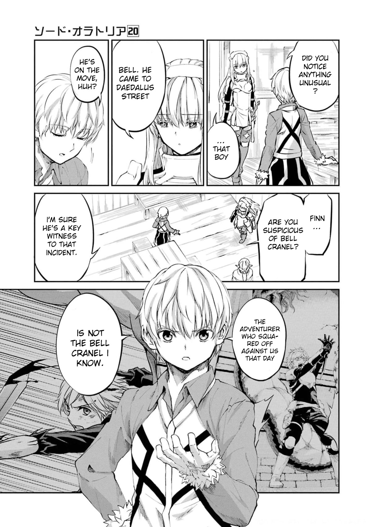 Dungeon ni Deai o Motomeru no wa Machigatte Iru Darou ka Gaiden - Sword Oratoria Chapter 83 page 27 - Chapter 83: Bright