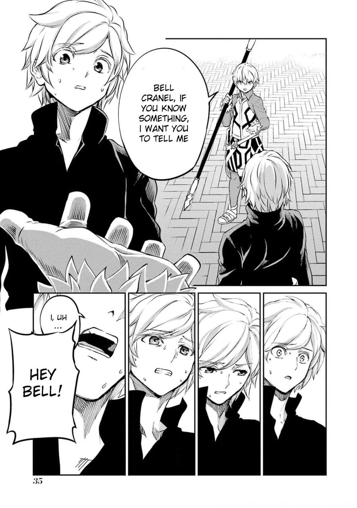 Dungeon ni Deai o Motomeru no wa Machigatte Iru Darou ka Gaiden - Sword Oratoria Chapter 83 page 37 - Chapter 83: Bright