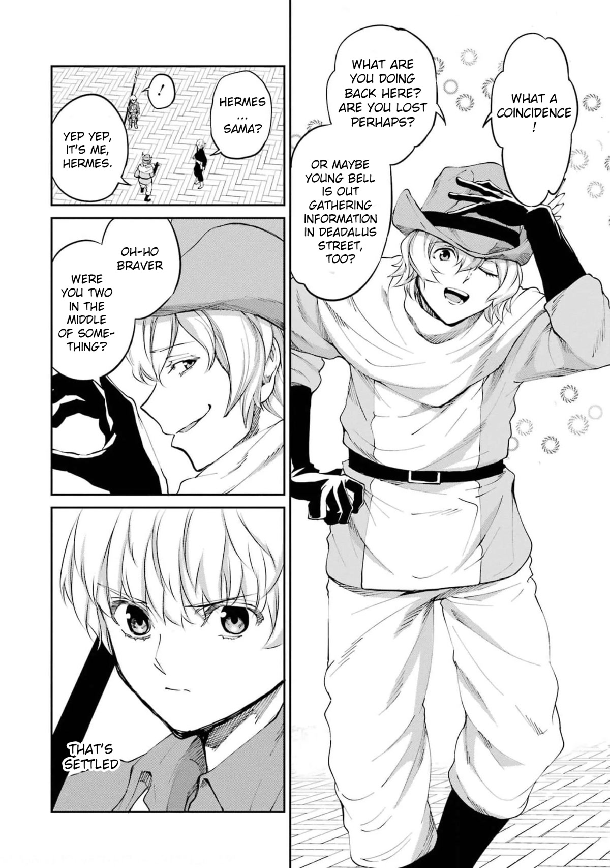 Dungeon ni Deai o Motomeru no wa Machigatte Iru Darou ka Gaiden - Sword Oratoria Chapter 83 page 38 - Chapter 83: Bright