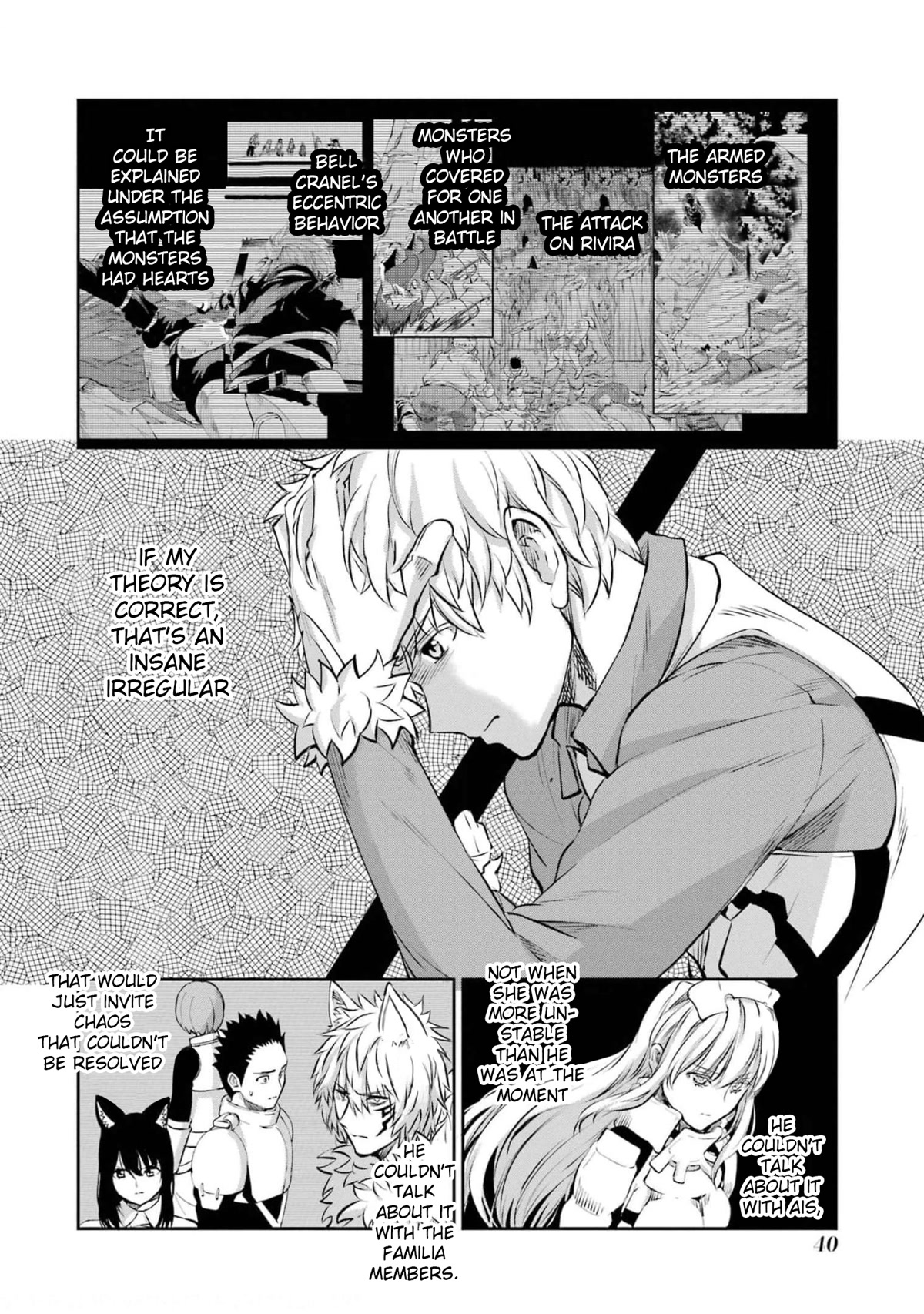 Dungeon ni Deai o Motomeru no wa Machigatte Iru Darou ka Gaiden - Sword Oratoria Chapter 83 page 42 - Chapter 83: Bright