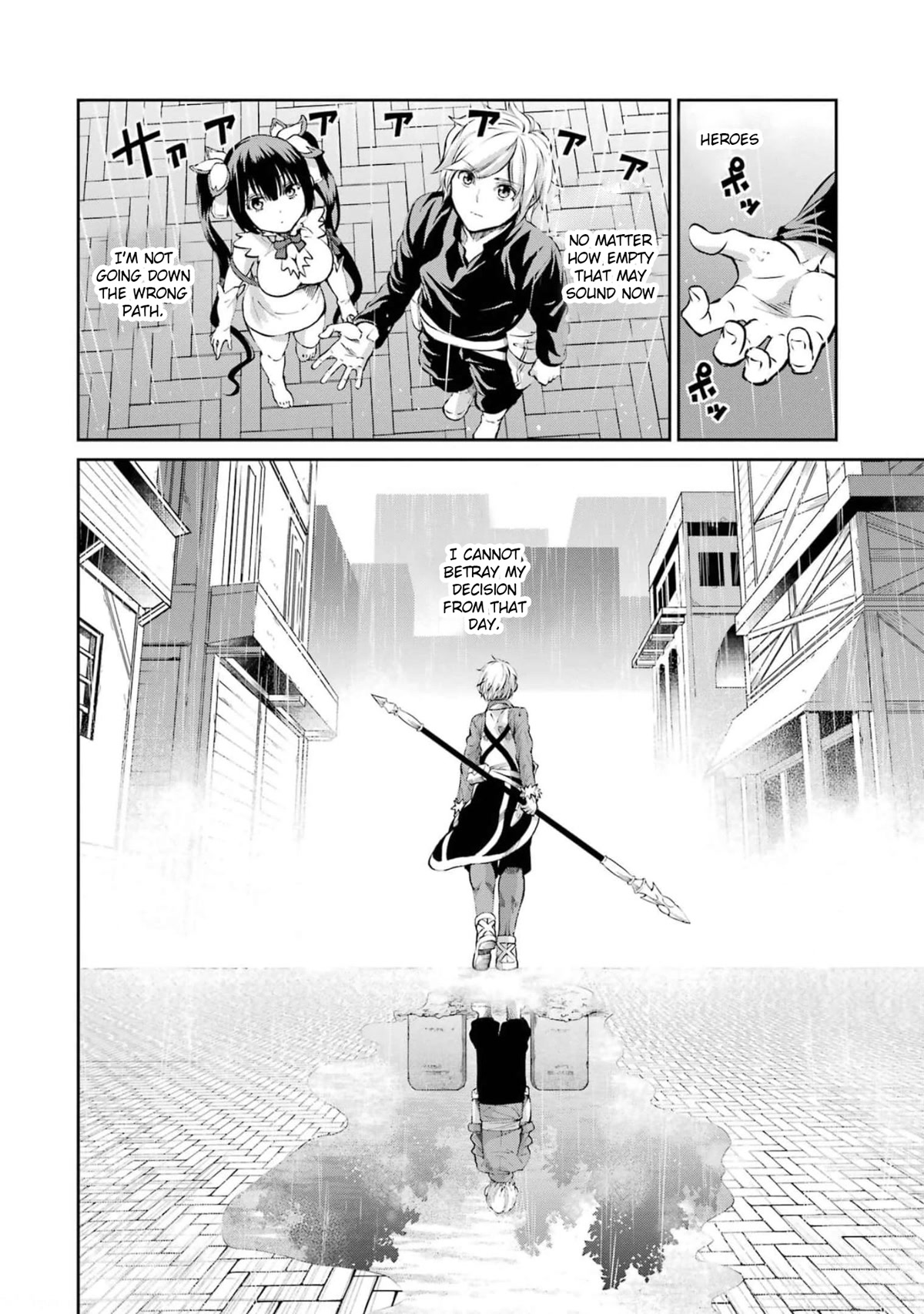 Dungeon ni Deai o Motomeru no wa Machigatte Iru Darou ka Gaiden - Sword Oratoria Chapter 83 page 56 - Chapter 83: Bright