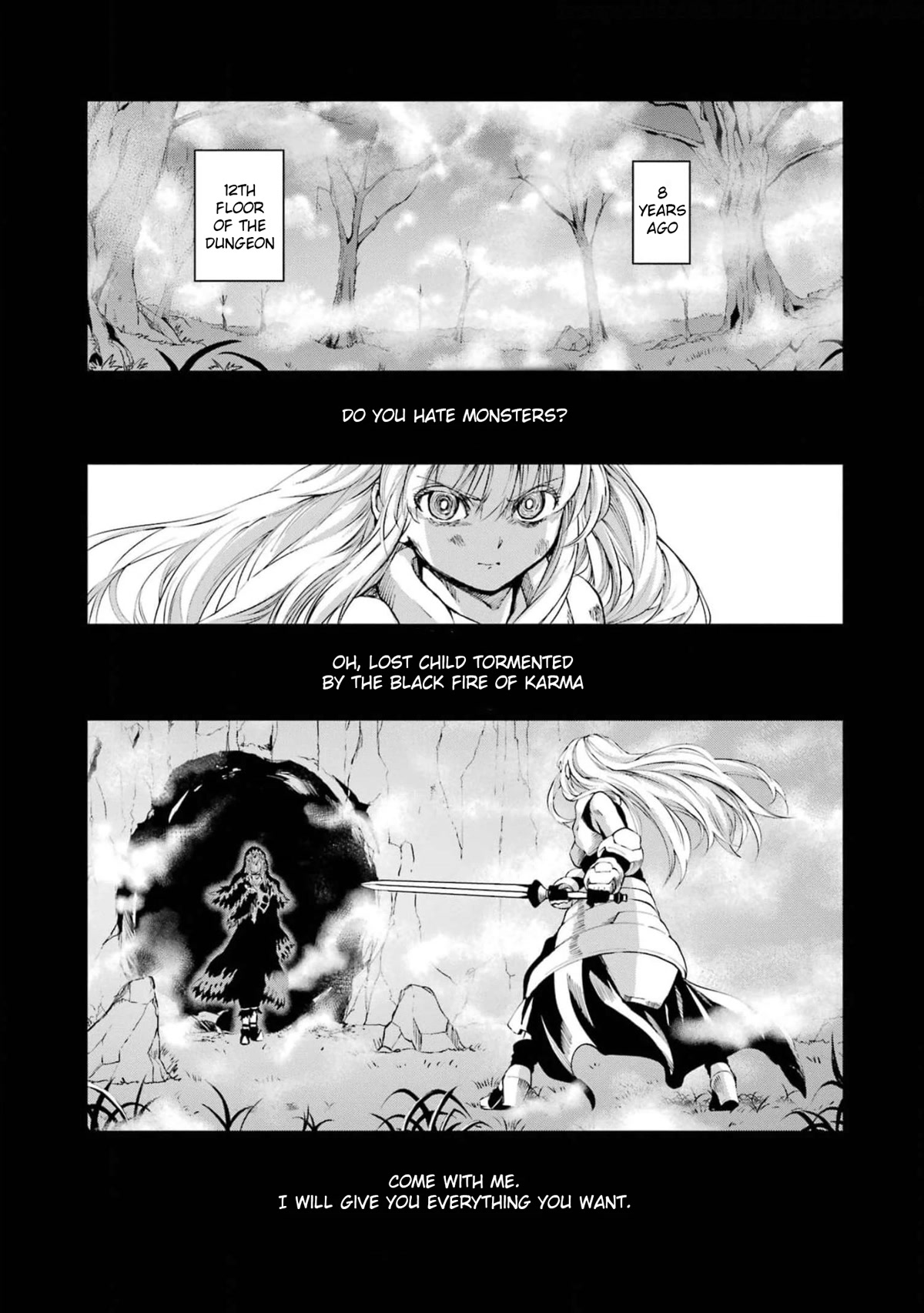 Dungeon ni Deai o Motomeru no wa Machigatte Iru Darou ka Gaiden - Sword Oratoria Chapter 84 page 1 - Chapter 84: Two-Face