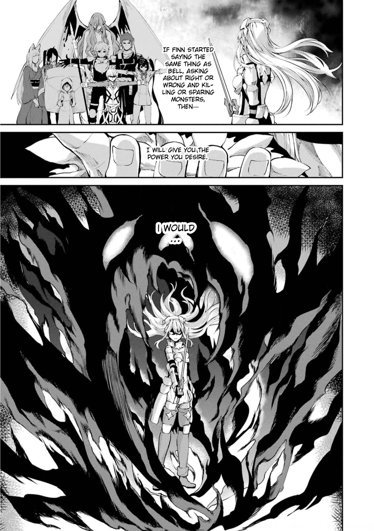 Dungeon ni Deai o Motomeru no wa Machigatte Iru Darou ka Gaiden - Sword Oratoria Chapter 84 page 11 - Chapter 84: Two-Face
