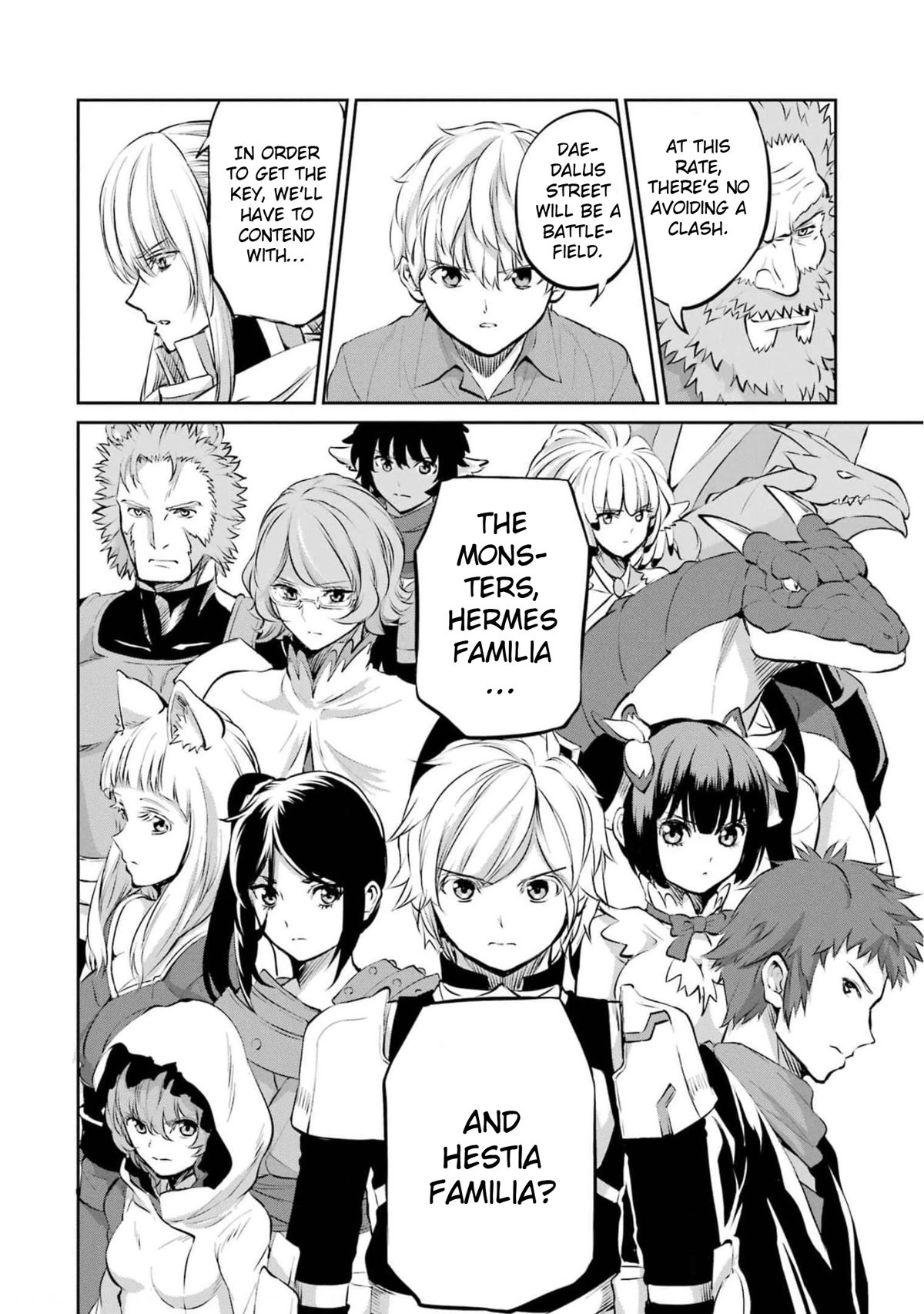 Dungeon ni Deai o Motomeru no wa Machigatte Iru Darou ka Gaiden - Sword Oratoria Chapter 84 page 22 - Chapter 84: Two-Face