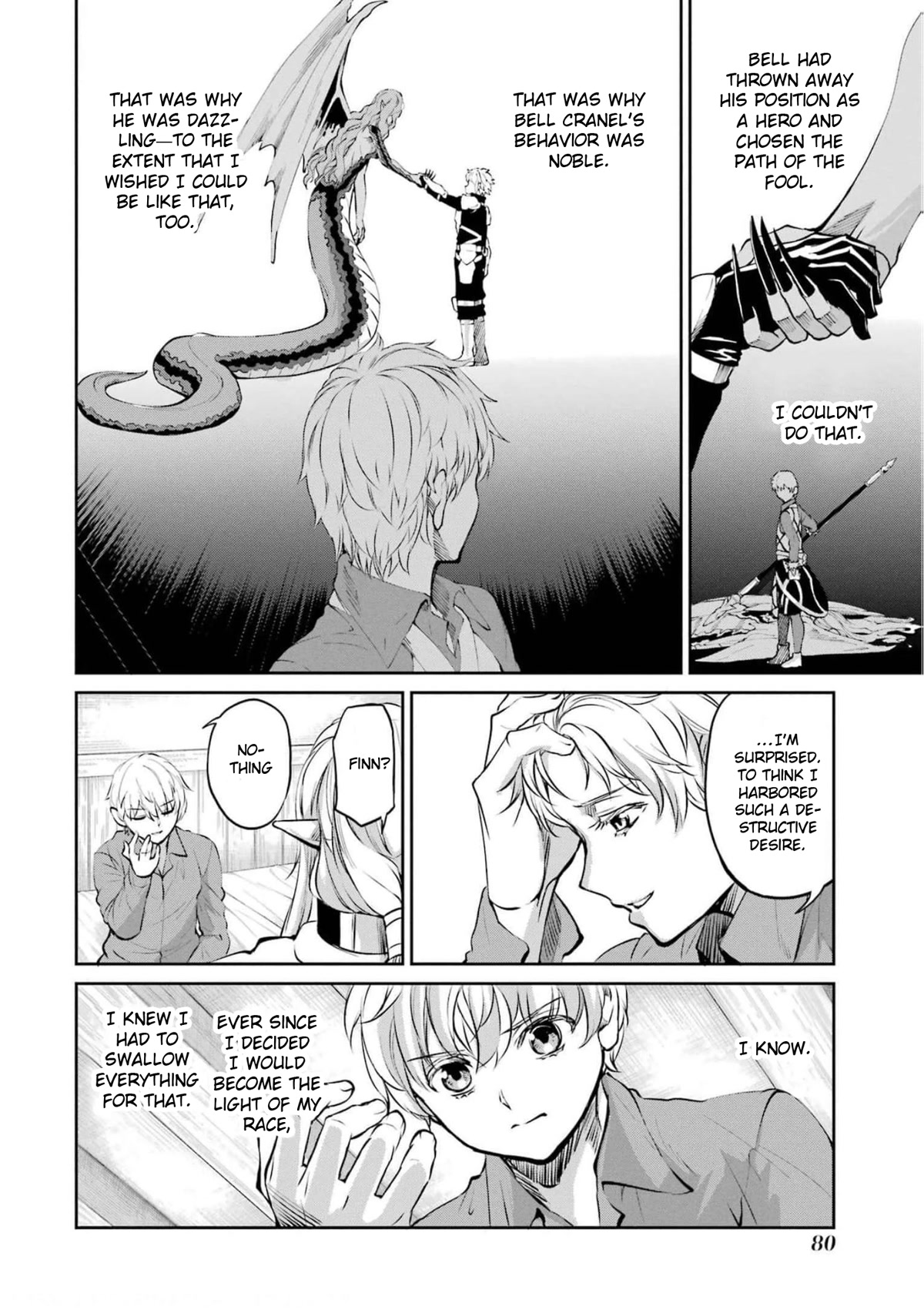 Dungeon ni Deai o Motomeru no wa Machigatte Iru Darou ka Gaiden - Sword Oratoria Chapter 84 page 24 - Chapter 84: Two-Face