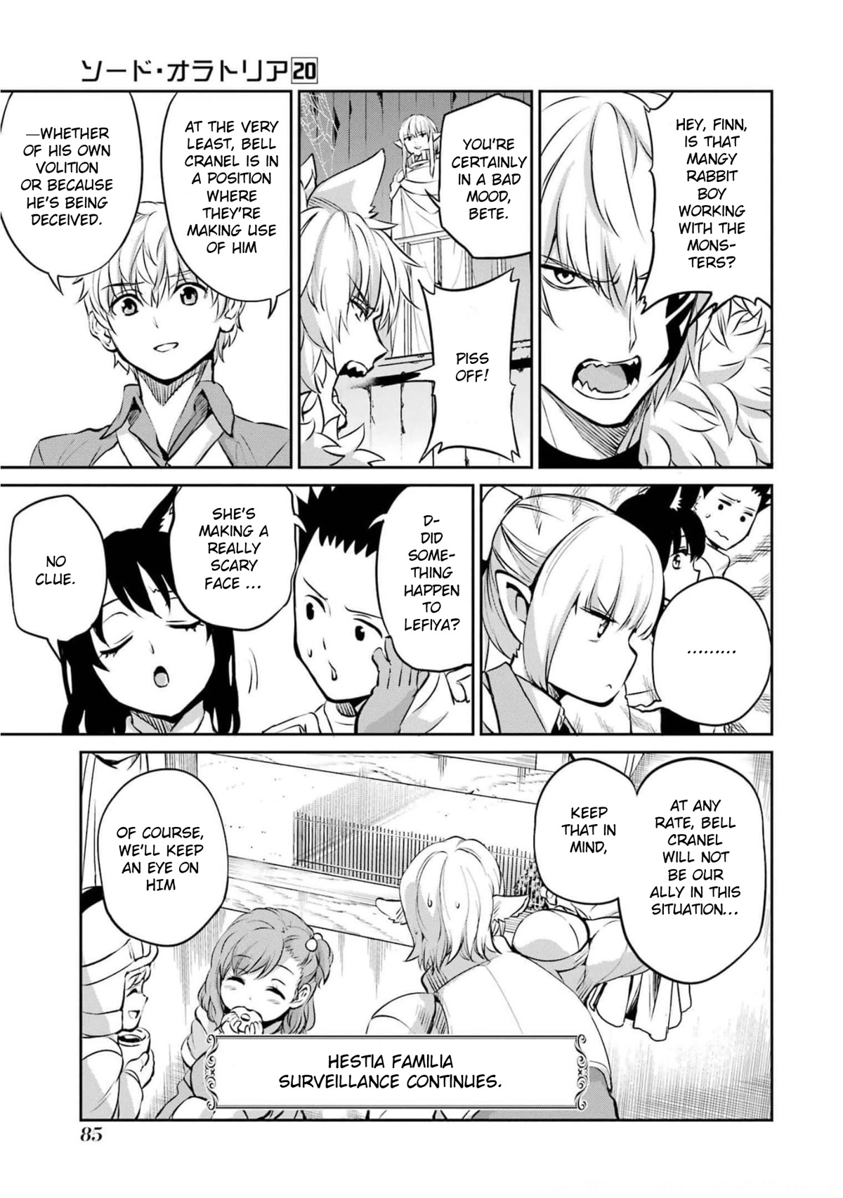Dungeon ni Deai o Motomeru no wa Machigatte Iru Darou ka Gaiden - Sword Oratoria Chapter 84 page 29 - Chapter 84: Two-Face