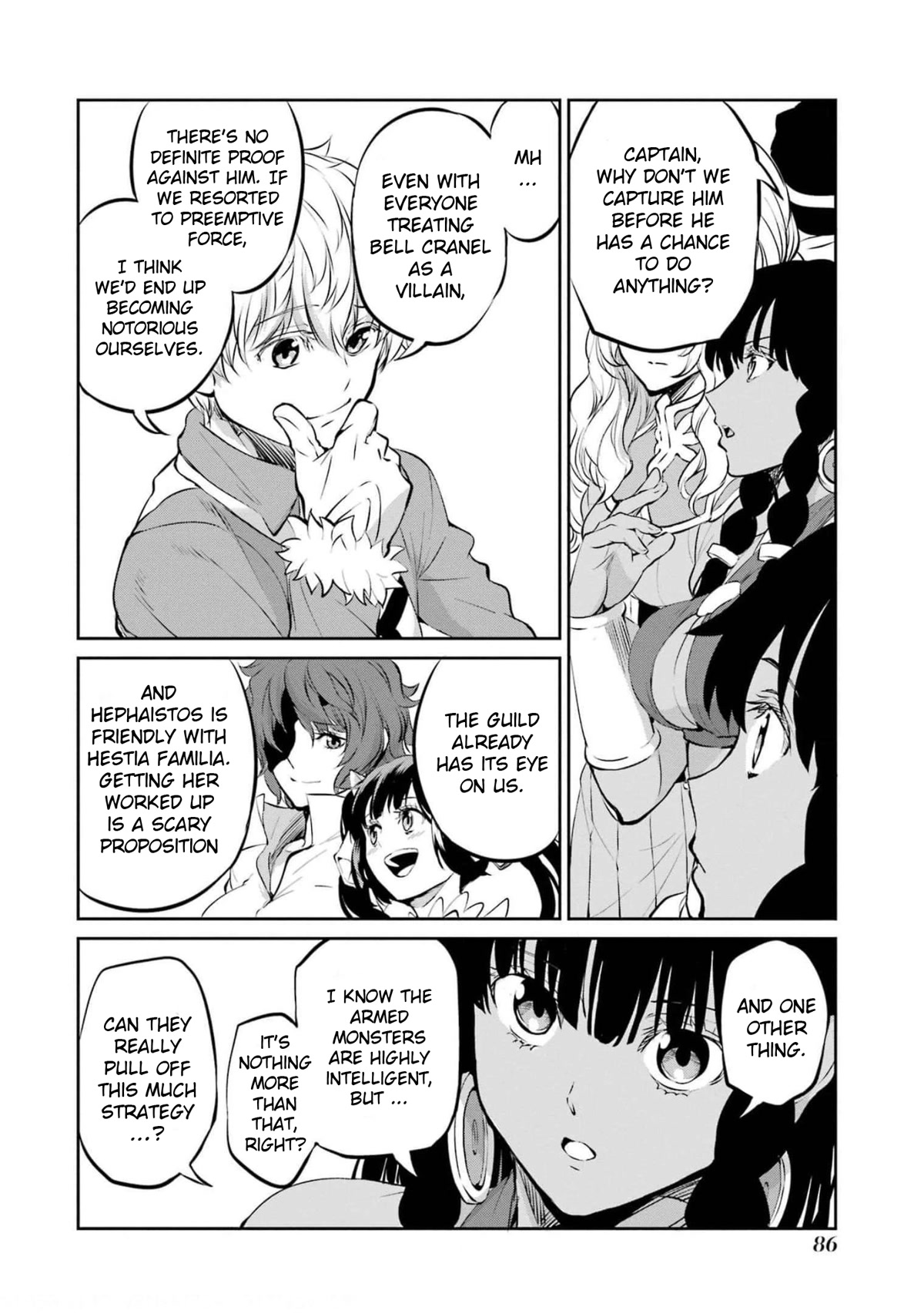 Dungeon ni Deai o Motomeru no wa Machigatte Iru Darou ka Gaiden - Sword Oratoria Chapter 84 page 30 - Chapter 84: Two-Face