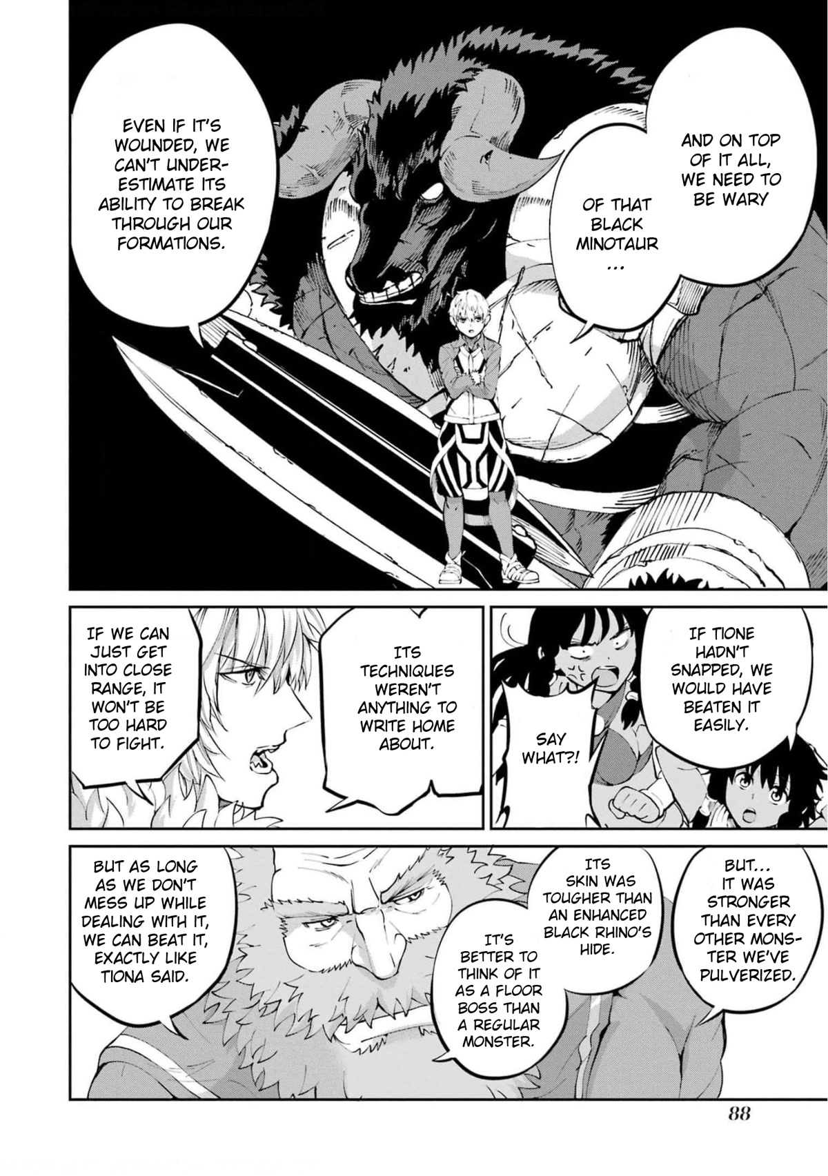 Dungeon ni Deai o Motomeru no wa Machigatte Iru Darou ka Gaiden - Sword Oratoria Chapter 84 page 32 - Chapter 84: Two-Face