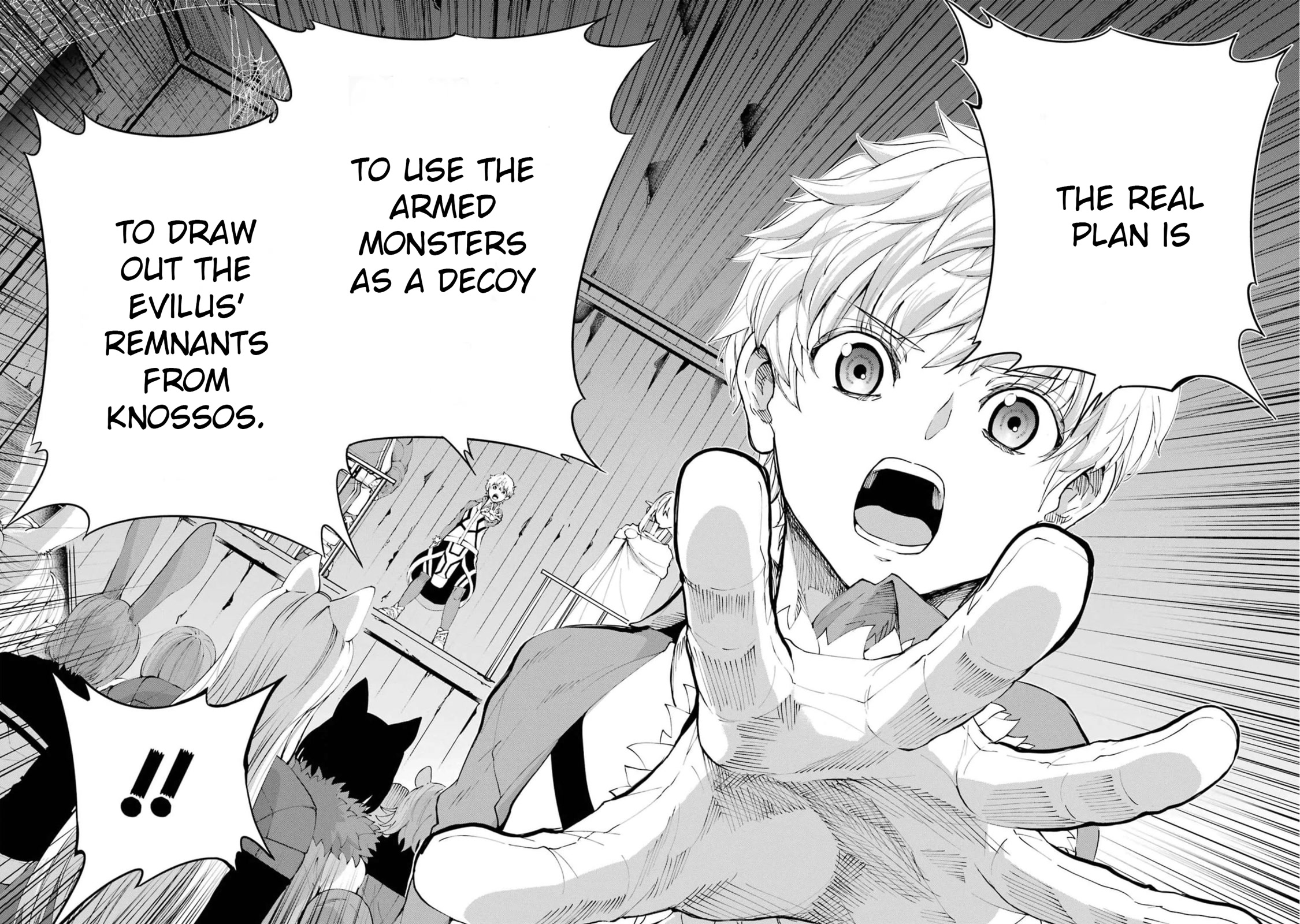 Dungeon ni Deai o Motomeru no wa Machigatte Iru Darou ka Gaiden - Sword Oratoria Chapter 84 page 34 - Chapter 84: Two-Face