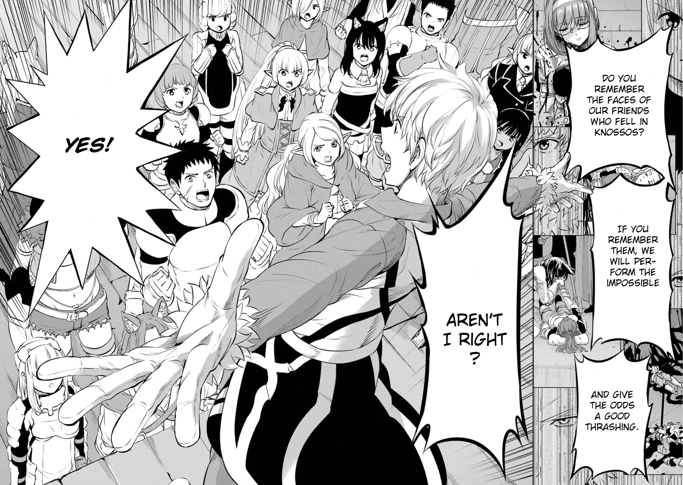 Dungeon ni Deai o Motomeru no wa Machigatte Iru Darou ka Gaiden - Sword Oratoria Chapter 84 page 41 - Chapter 84: Two-Face