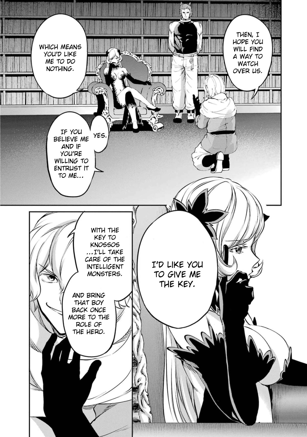 Dungeon ni Deai o Motomeru no wa Machigatte Iru Darou ka Gaiden - Sword Oratoria Chapter 84 page 45 - Chapter 84: Two-Face