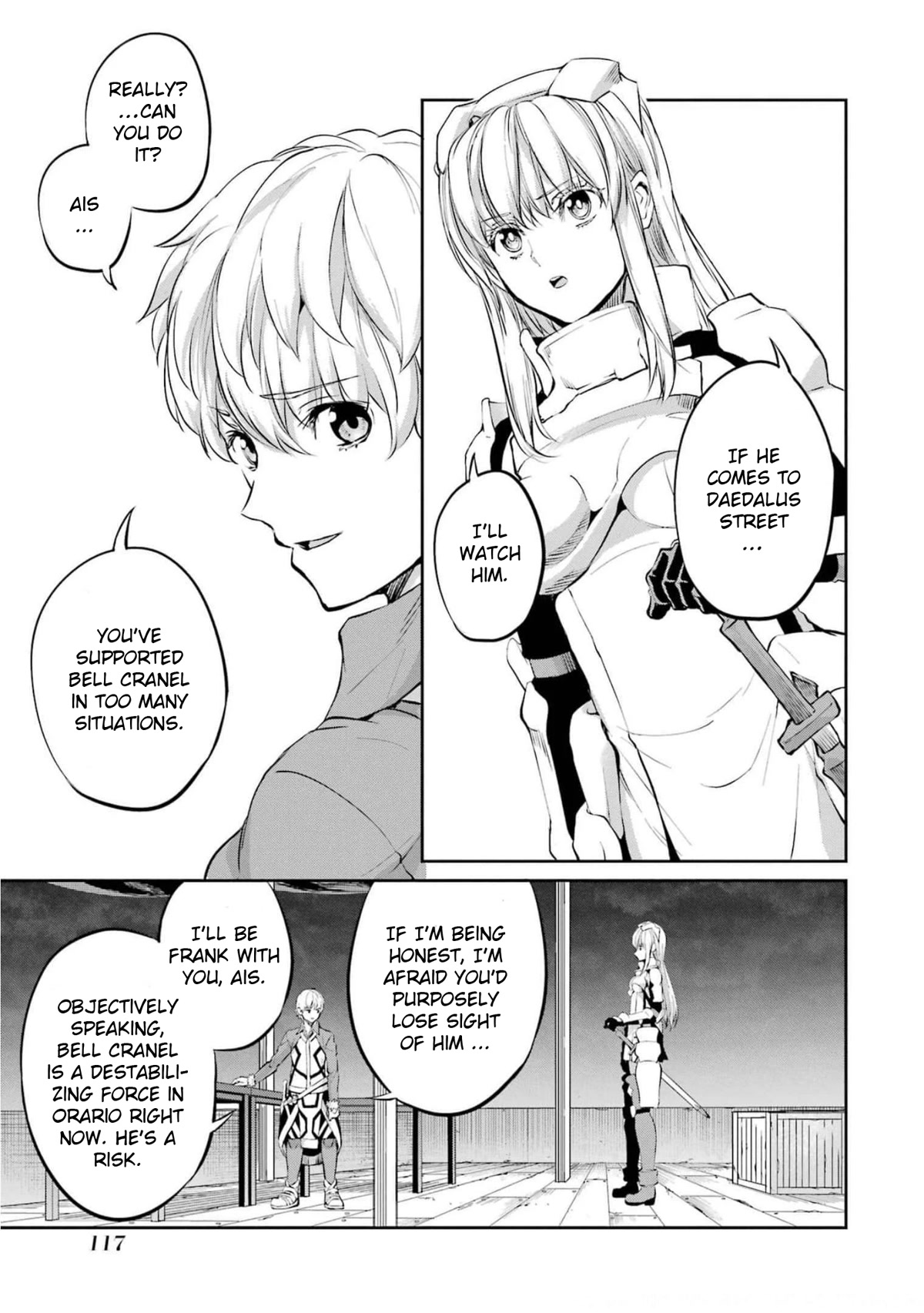 Dungeon ni Deai o Motomeru no wa Machigatte Iru Darou ka Gaiden - Sword Oratoria Chapter 85 page 11 - Chapter 85: Rolling Fighters