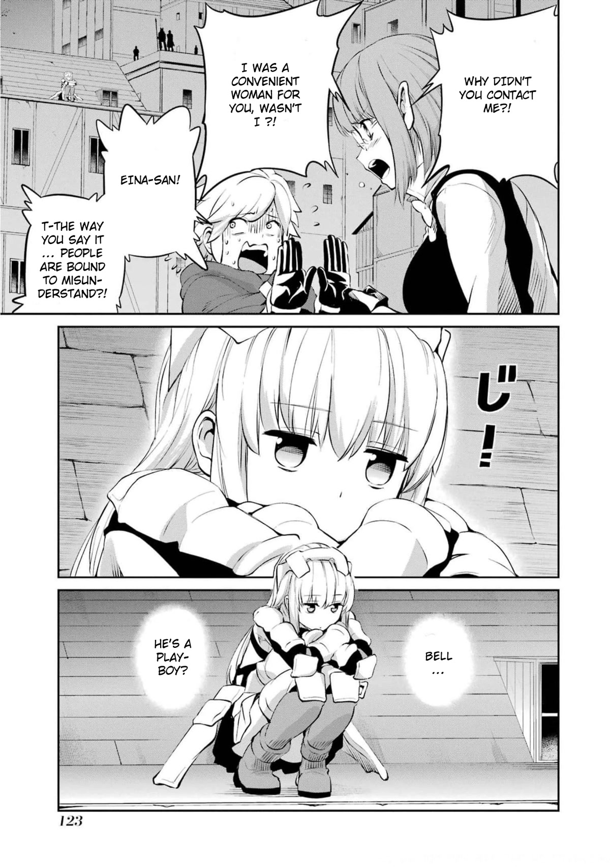 Dungeon ni Deai o Motomeru no wa Machigatte Iru Darou ka Gaiden - Sword Oratoria Chapter 85 page 17 - Chapter 85: Rolling Fighters