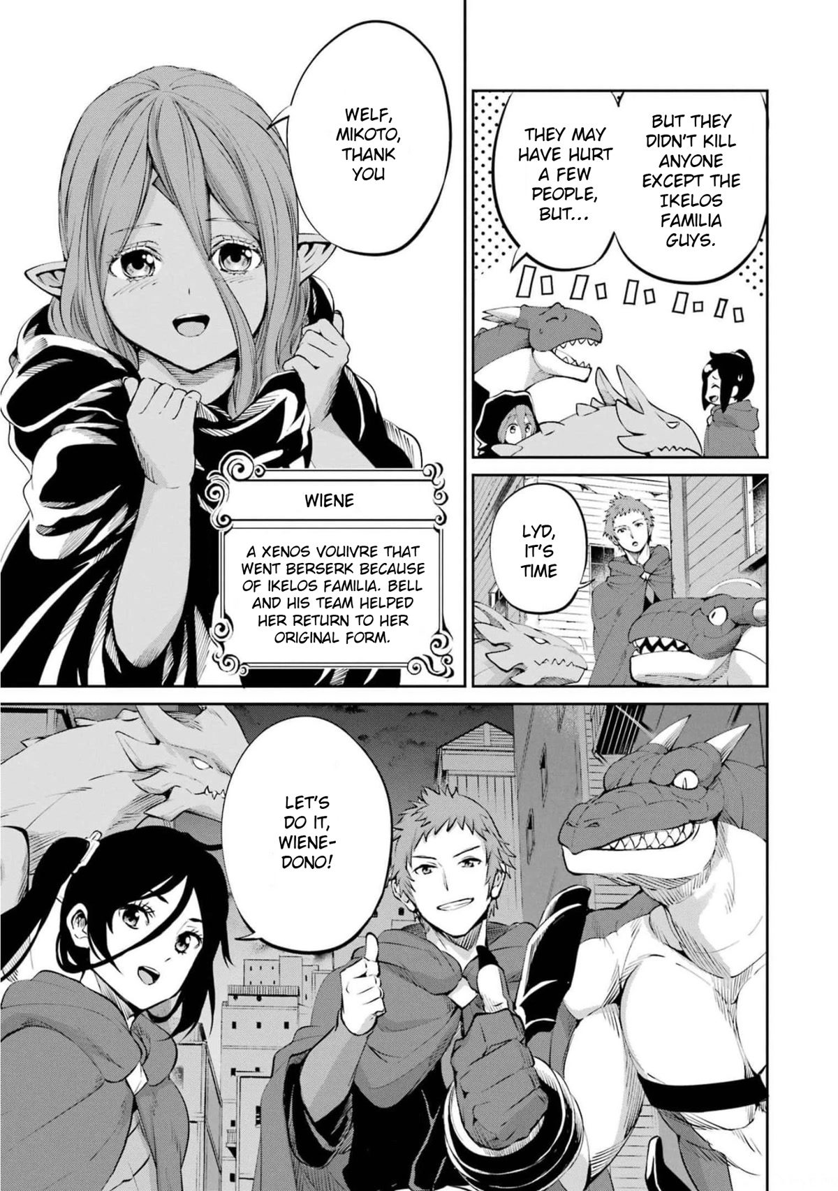 Dungeon ni Deai o Motomeru no wa Machigatte Iru Darou ka Gaiden - Sword Oratoria Chapter 85 page 19 - Chapter 85: Rolling Fighters