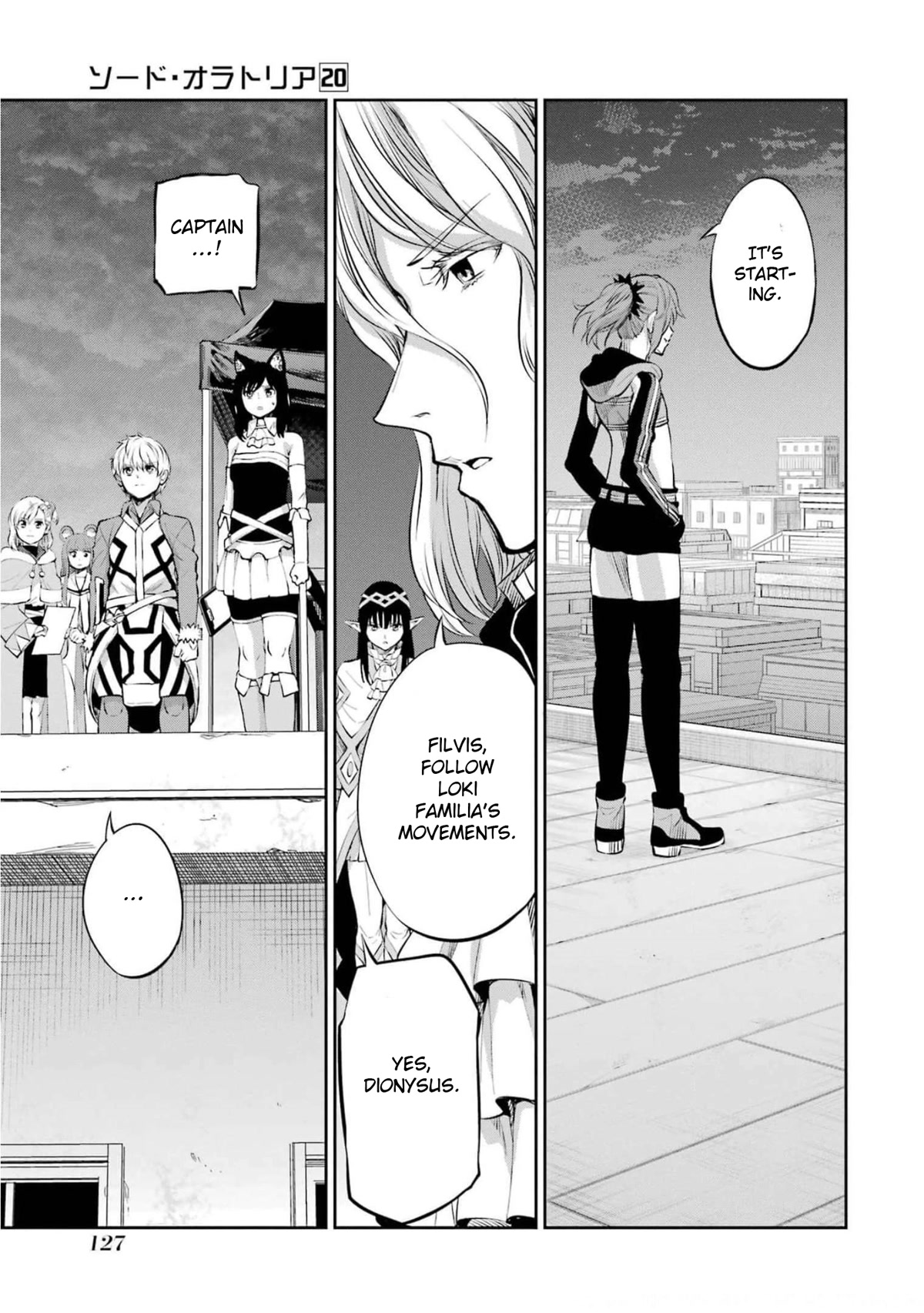 Dungeon ni Deai o Motomeru no wa Machigatte Iru Darou ka Gaiden - Sword Oratoria Chapter 85 page 21 - Chapter 85: Rolling Fighters