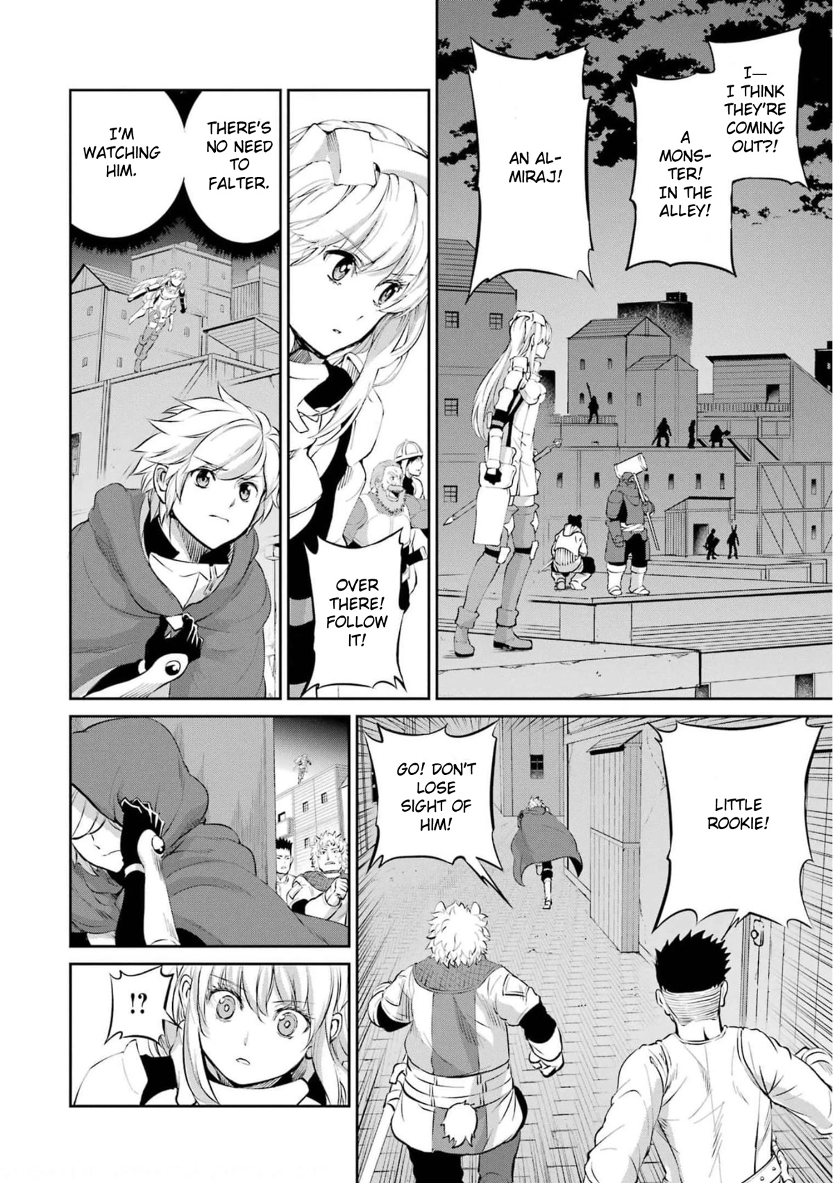 Dungeon ni Deai o Motomeru no wa Machigatte Iru Darou ka Gaiden - Sword Oratoria Chapter 85 page 22 - Chapter 85: Rolling Fighters