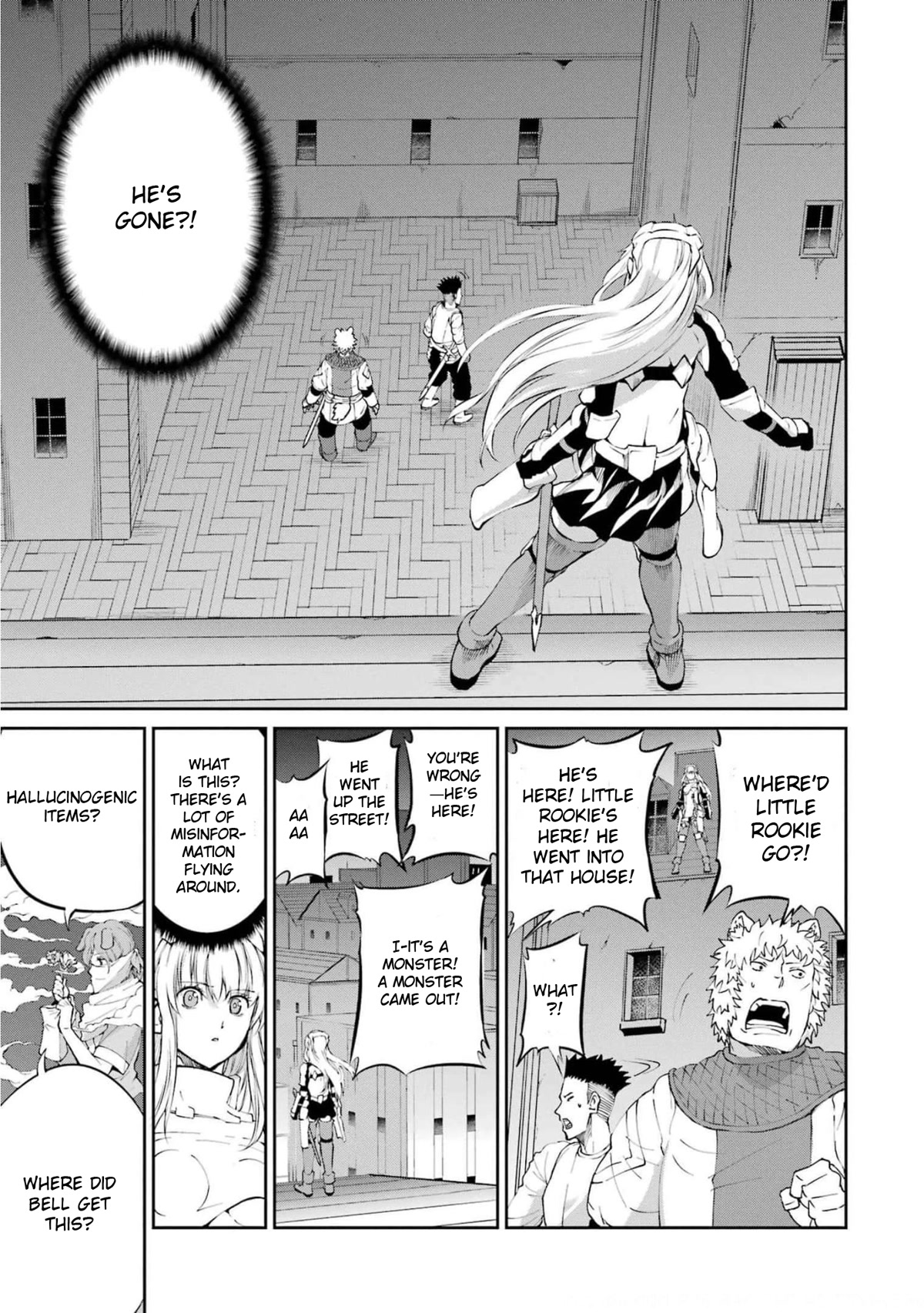 Dungeon ni Deai o Motomeru no wa Machigatte Iru Darou ka Gaiden - Sword Oratoria Chapter 85 page 23 - Chapter 85: Rolling Fighters