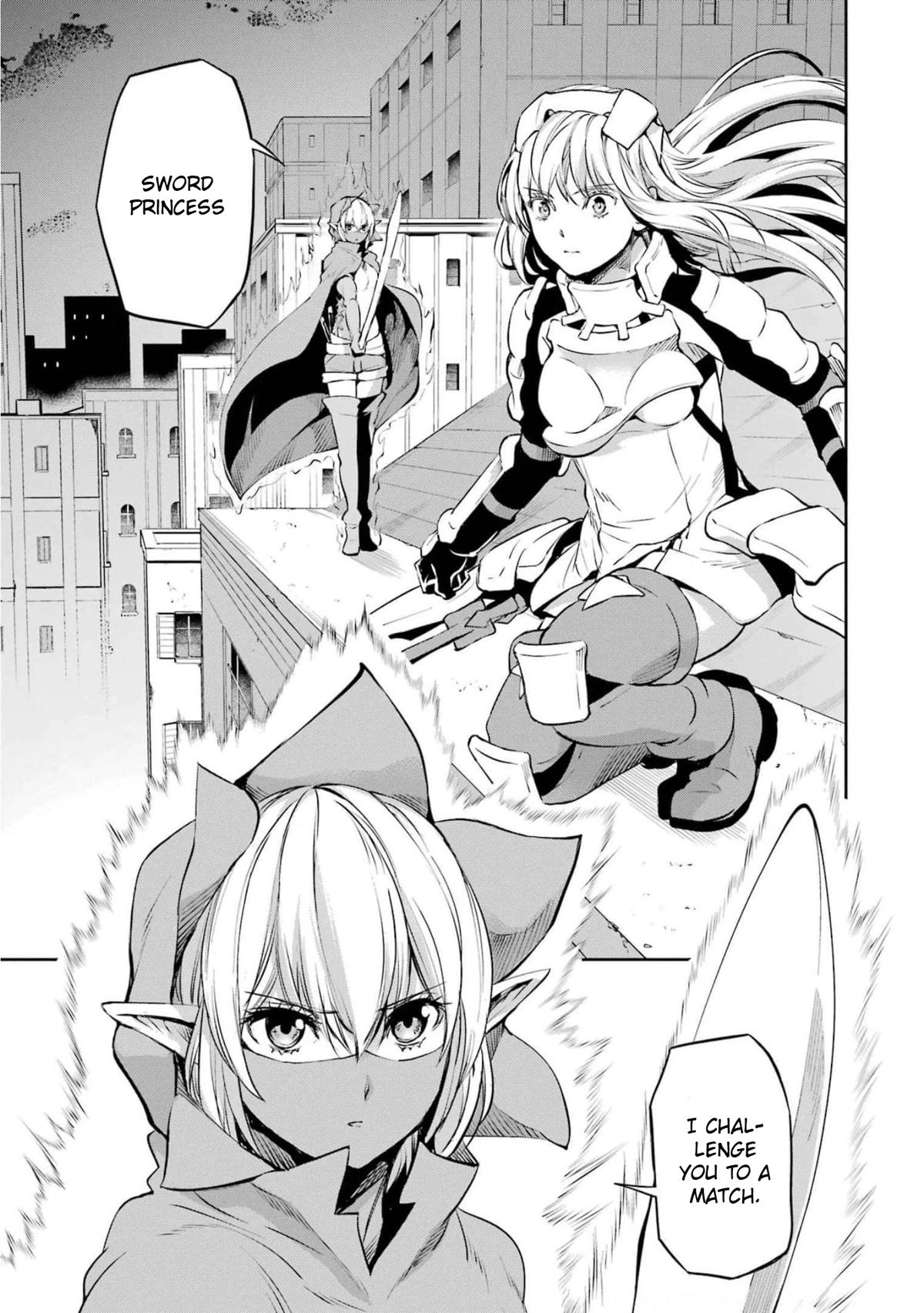 Dungeon ni Deai o Motomeru no wa Machigatte Iru Darou ka Gaiden - Sword Oratoria Chapter 85 page 25 - Chapter 85: Rolling Fighters
