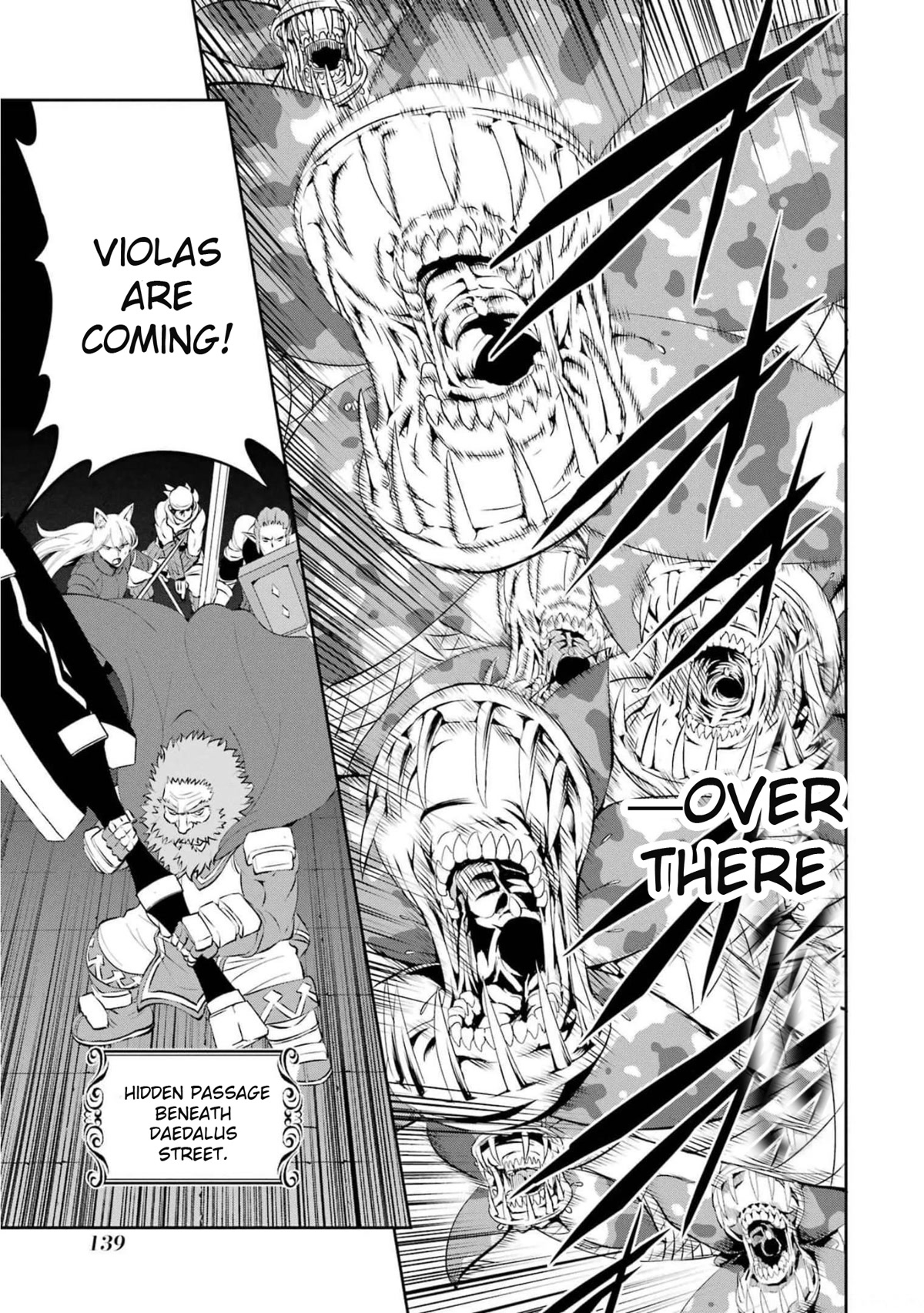 Dungeon ni Deai o Motomeru no wa Machigatte Iru Darou ka Gaiden - Sword Oratoria Chapter 85 page 33 - Chapter 85: Rolling Fighters