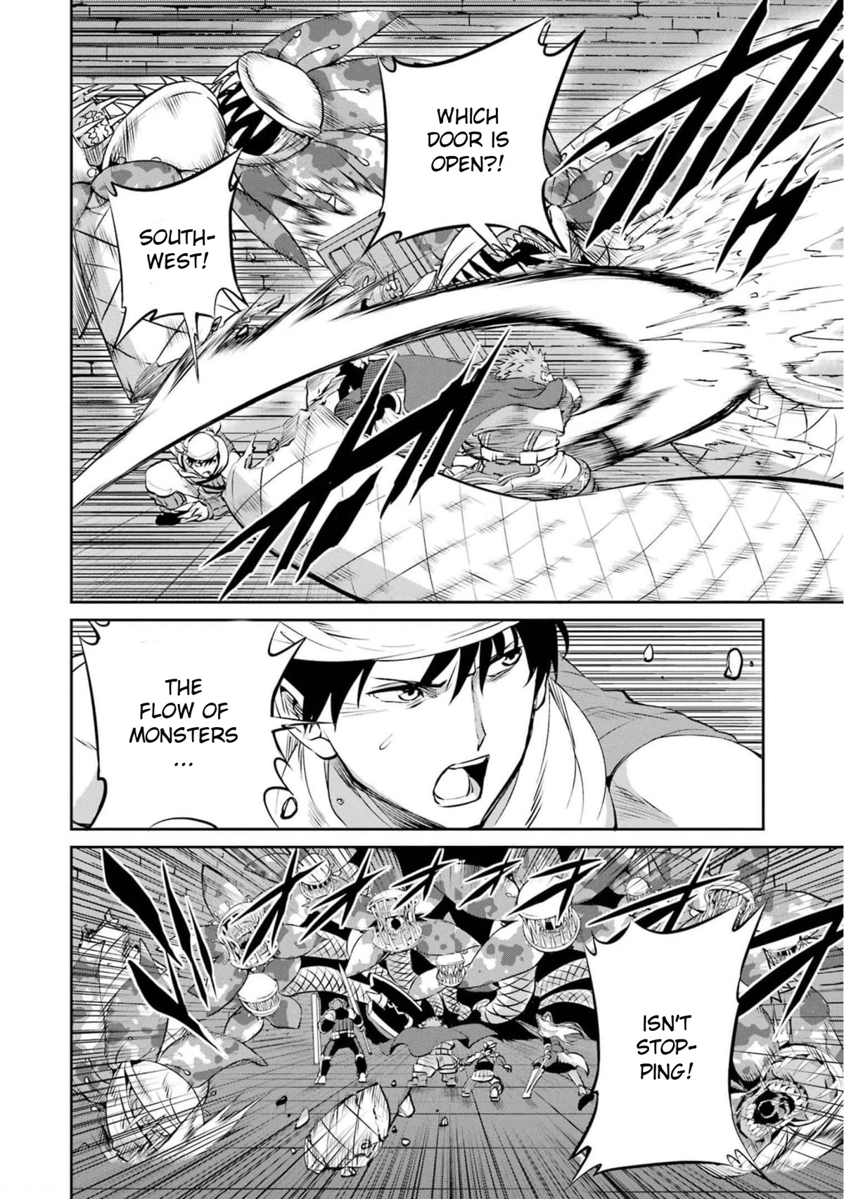 Dungeon ni Deai o Motomeru no wa Machigatte Iru Darou ka Gaiden - Sword Oratoria Chapter 85 page 34 - Chapter 85: Rolling Fighters