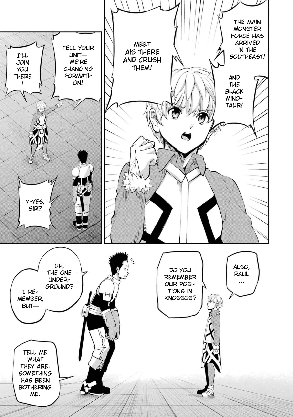 Dungeon ni Deai o Motomeru no wa Machigatte Iru Darou ka Gaiden - Sword Oratoria Chapter 85 page 43 - Chapter 85: Rolling Fighters