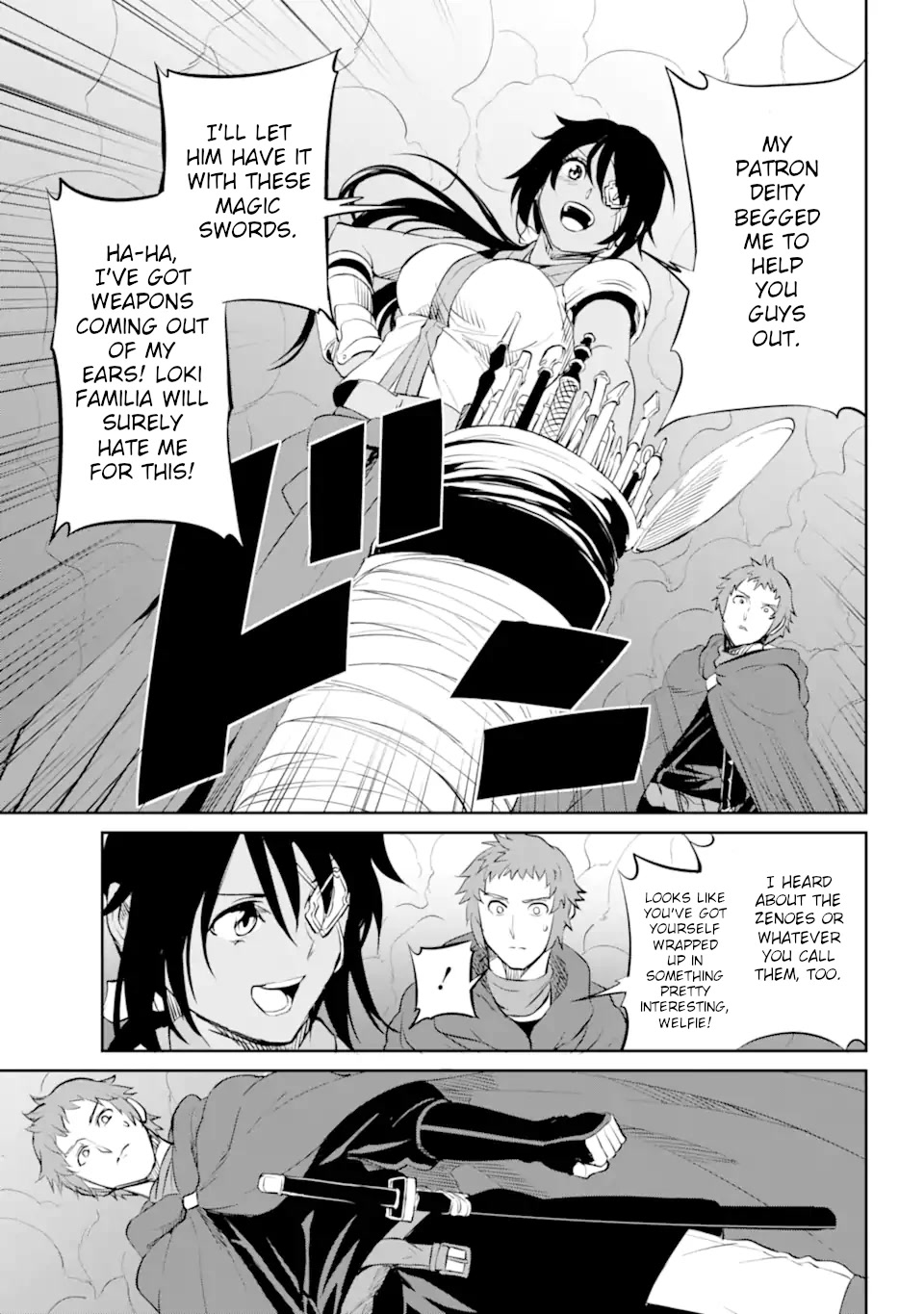 Dungeon ni Deai o Motomeru no wa Machigatte Iru Darou ka Gaiden - Sword Oratoria Chapter 87 page 12 - Chapter 87: Sandwich
