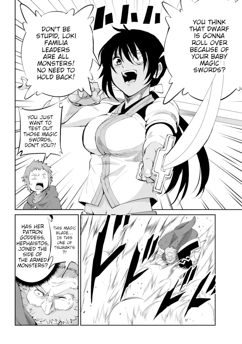 Dungeon ni Deai o Motomeru no wa Machigatte Iru Darou ka Gaiden - Sword Oratoria Chapter 87 page 13 - Chapter 87: Sandwich