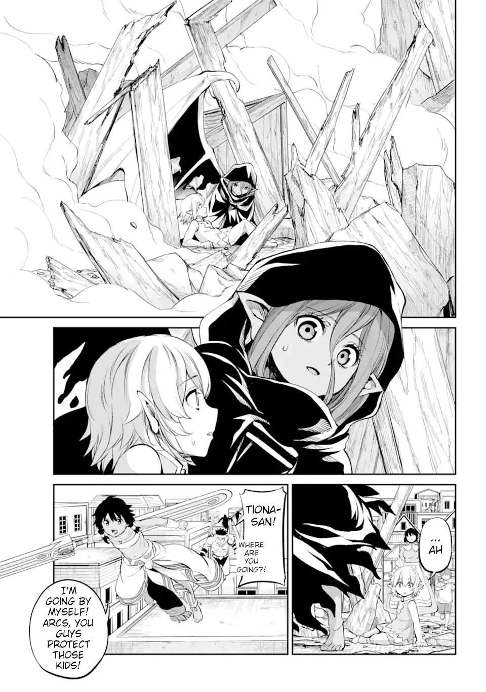 Dungeon ni Deai o Motomeru no wa Machigatte Iru Darou ka Gaiden - Sword Oratoria Chapter 87 page 24 - Chapter 87: Sandwich