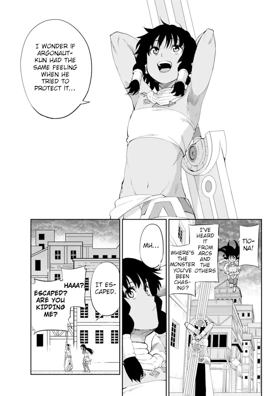 Dungeon ni Deai o Motomeru no wa Machigatte Iru Darou ka Gaiden - Sword Oratoria Chapter 87 page 28 - Chapter 87: Sandwich