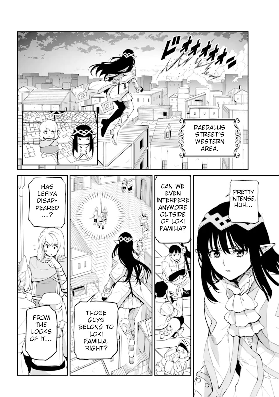 Dungeon ni Deai o Motomeru no wa Machigatte Iru Darou ka Gaiden - Sword Oratoria Chapter 87 page 41 - Chapter 87: Sandwich