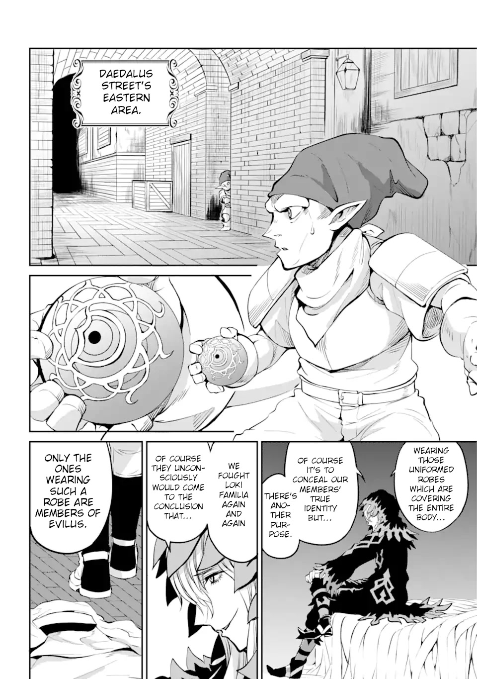 Dungeon ni Deai o Motomeru no wa Machigatte Iru Darou ka Gaiden - Sword Oratoria Chapter 87 page 43 - Chapter 87: Sandwich