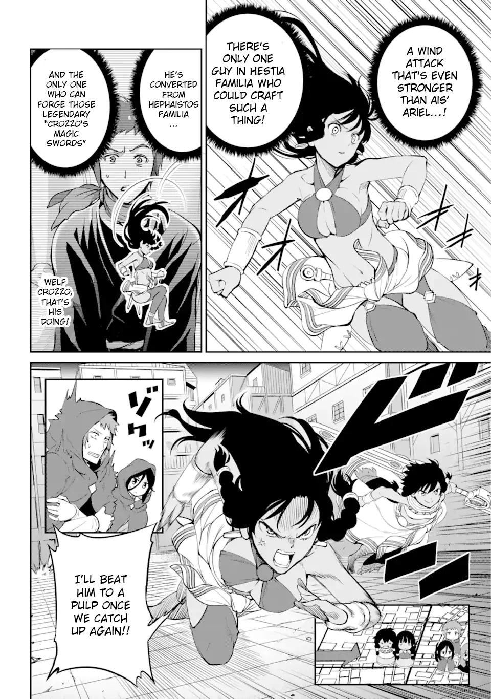 Dungeon ni Deai o Motomeru no wa Machigatte Iru Darou ka Gaiden - Sword Oratoria Chapter 87 page 7 - Chapter 87: Sandwich