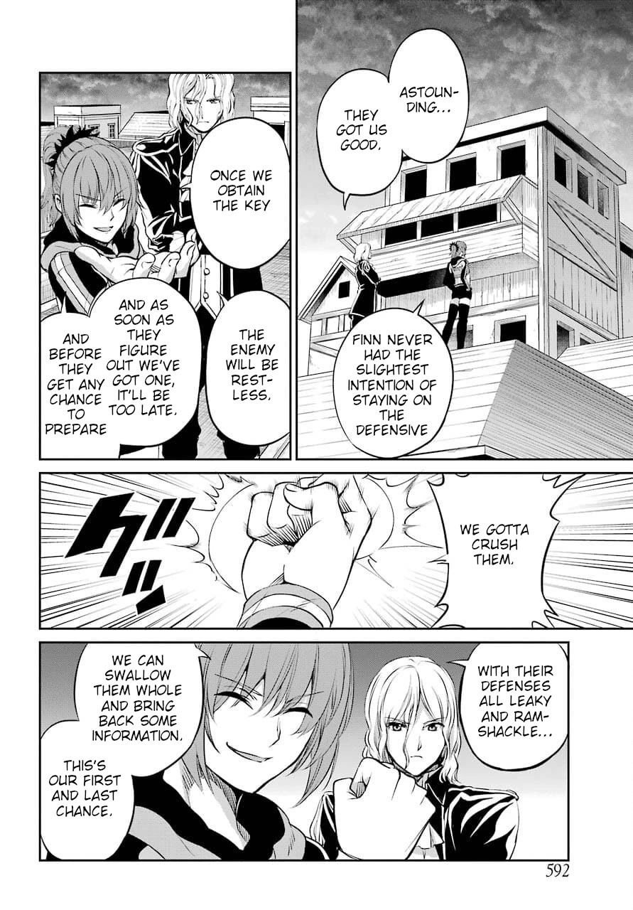 Dungeon ni Deai o Motomeru no wa Machigatte Iru Darou ka Gaiden - Sword Oratoria Chapter 88 page 33 - Chapter 88: Counter Attack