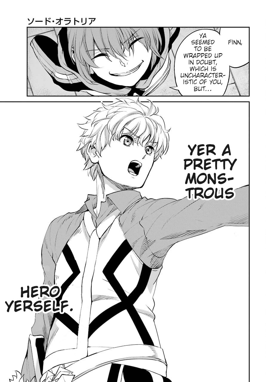 Dungeon ni Deai o Motomeru no wa Machigatte Iru Darou ka Gaiden - Sword Oratoria Chapter 88 page 34 - Chapter 88: Counter Attack