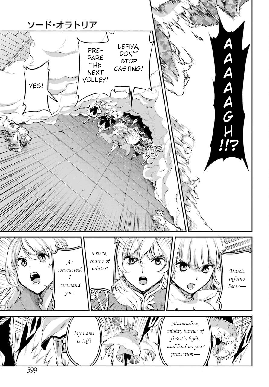 Dungeon ni Deai o Motomeru no wa Machigatte Iru Darou ka Gaiden - Sword Oratoria Chapter 88 page 40 - Chapter 88: Counter Attack