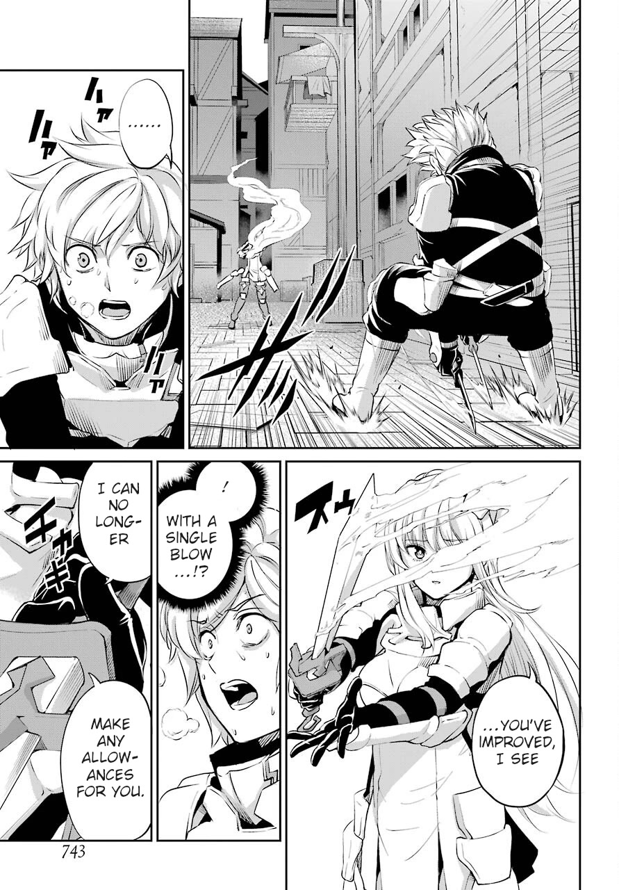 Dungeon ni Deai o Motomeru no wa Machigatte Iru Darou ka Gaiden - Sword Oratoria Chapter 90 page 18 - Chapter 90: Reach for