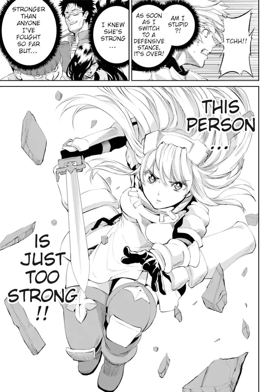 Dungeon ni Deai o Motomeru no wa Machigatte Iru Darou ka Gaiden - Sword Oratoria Chapter 90 page 22 - Chapter 90: Reach for