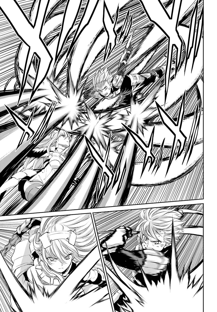 Dungeon ni Deai o Motomeru no wa Machigatte Iru Darou ka Gaiden - Sword Oratoria Chapter 90 page 38 - Chapter 90: Reach for