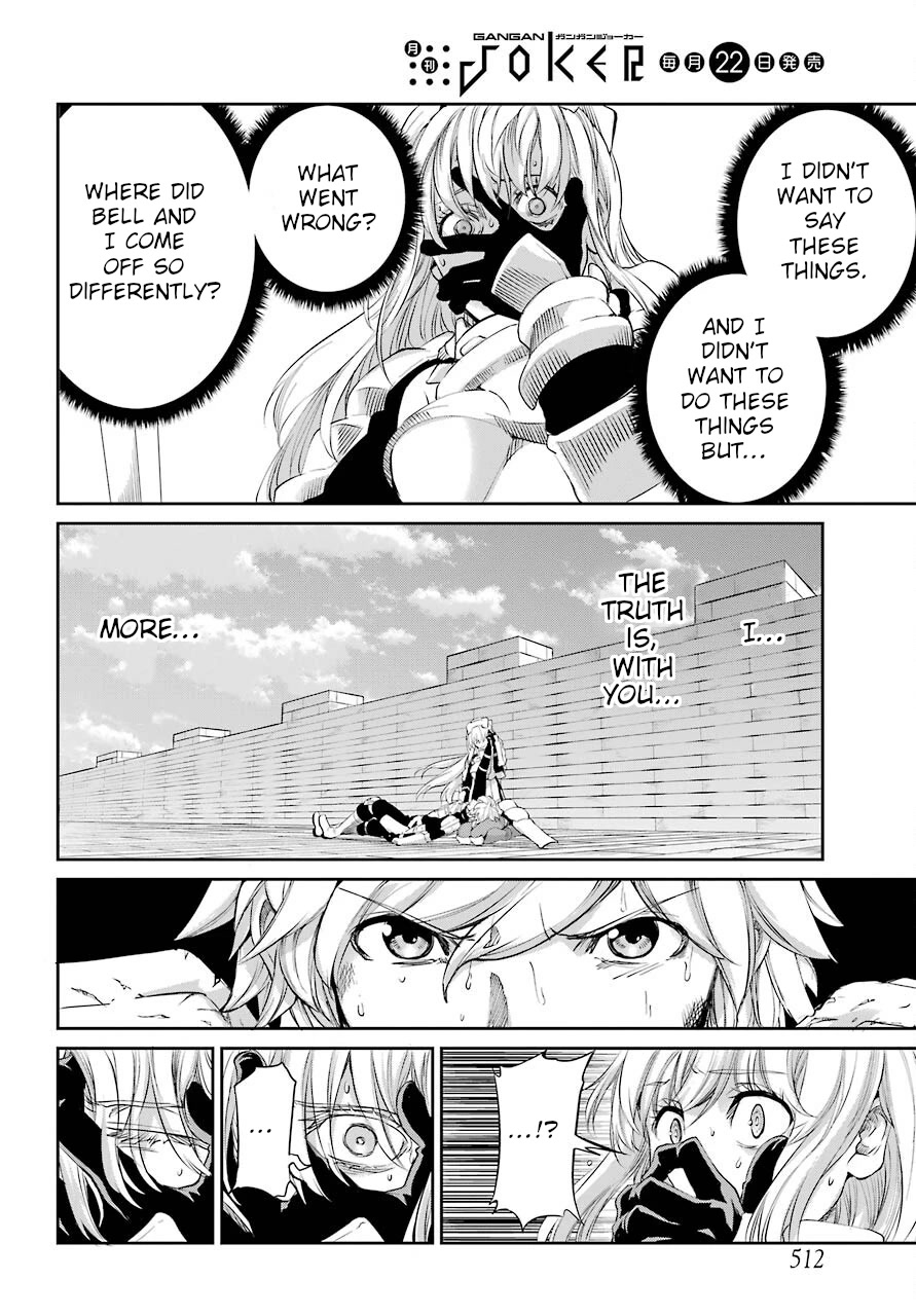 Dungeon ni Deai o Motomeru no wa Machigatte Iru Darou ka Gaiden - Sword Oratoria Chapter 91 page 14 - Chapter 91: Two Side